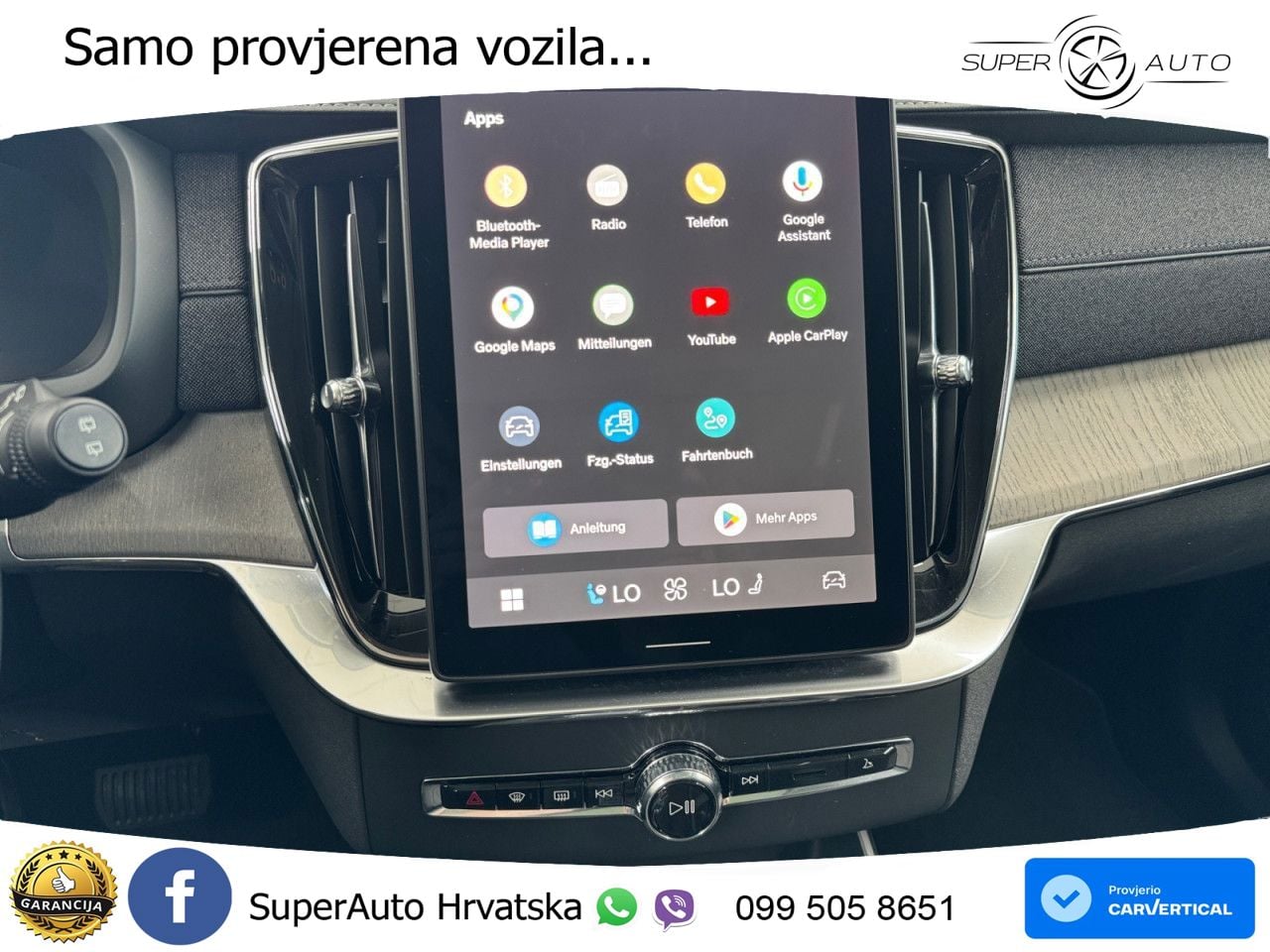 Volvo XC90 2.0 T8 AWD Automatic ZRAČNI+ACC+GR SJED+KAM+PANO