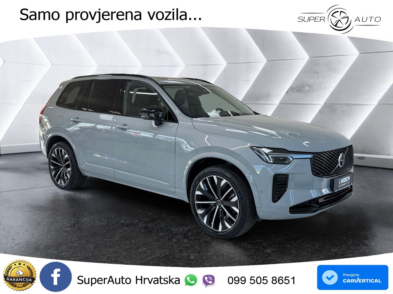 Volvo XC90 2.0 T8 AWD Automatic ZRAČNI+ACC+GR SJED+KAM+PANO
