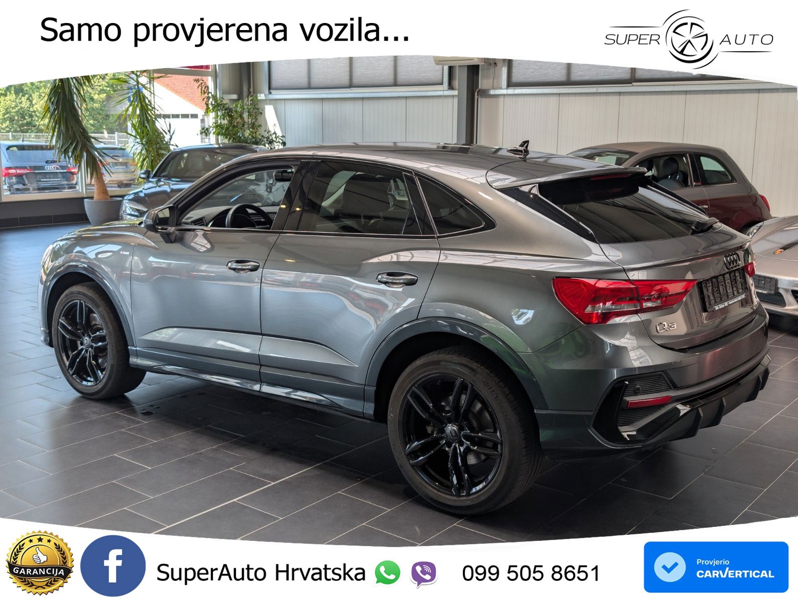 Audi Q3 Sportback 40 TDI (200 KS) quattro S tronic S line LED+GR SJED+ACC