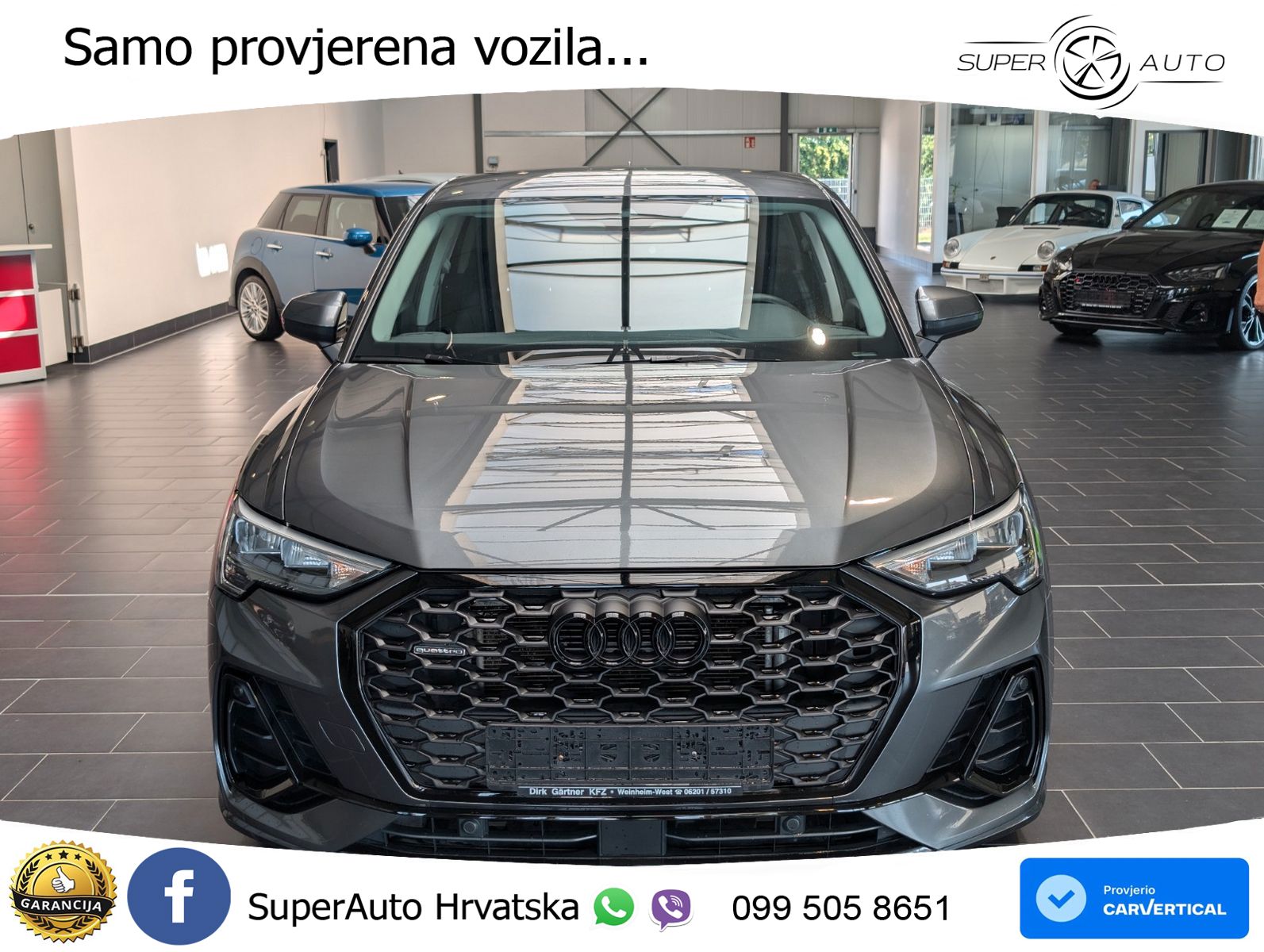 Audi Q3 Sportback 40 TDI (200 KS) quattro S tronic S line LED+GR SJED+ACC
