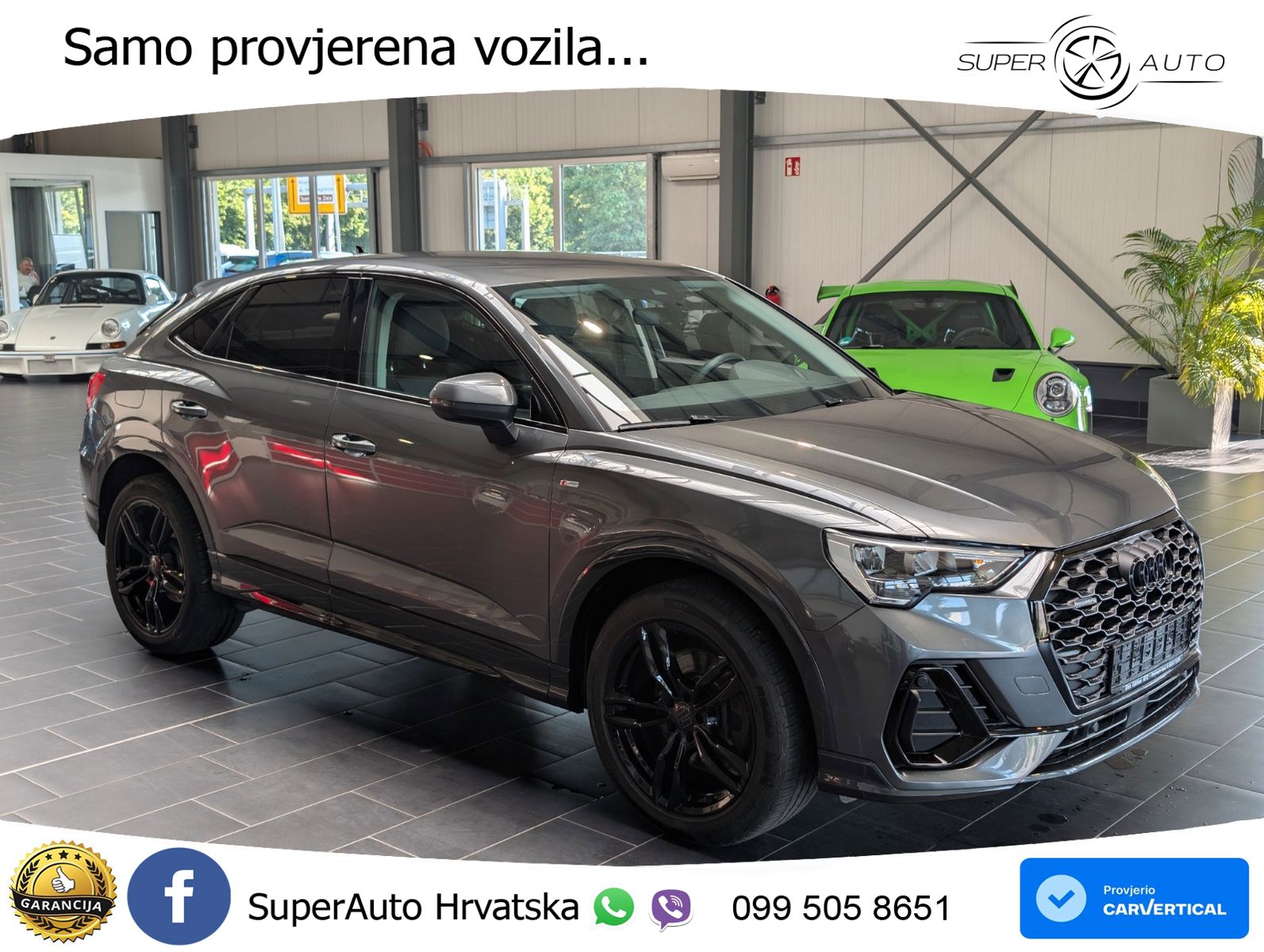 Audi Q3 Sportback 40 TDI (200 KS) quattro S tronic S line LED+GR SJED+ACC