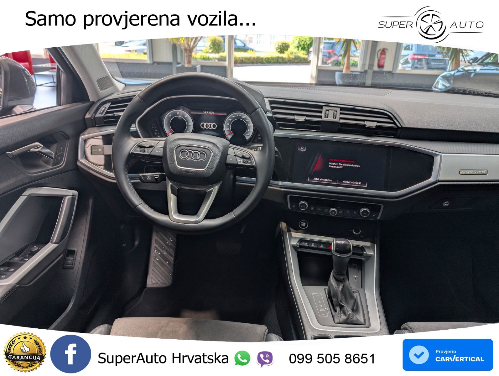 Audi Q3 Sportback 40 TDI (200 KS) quattro S tronic S line LED+GR SJED+ACC