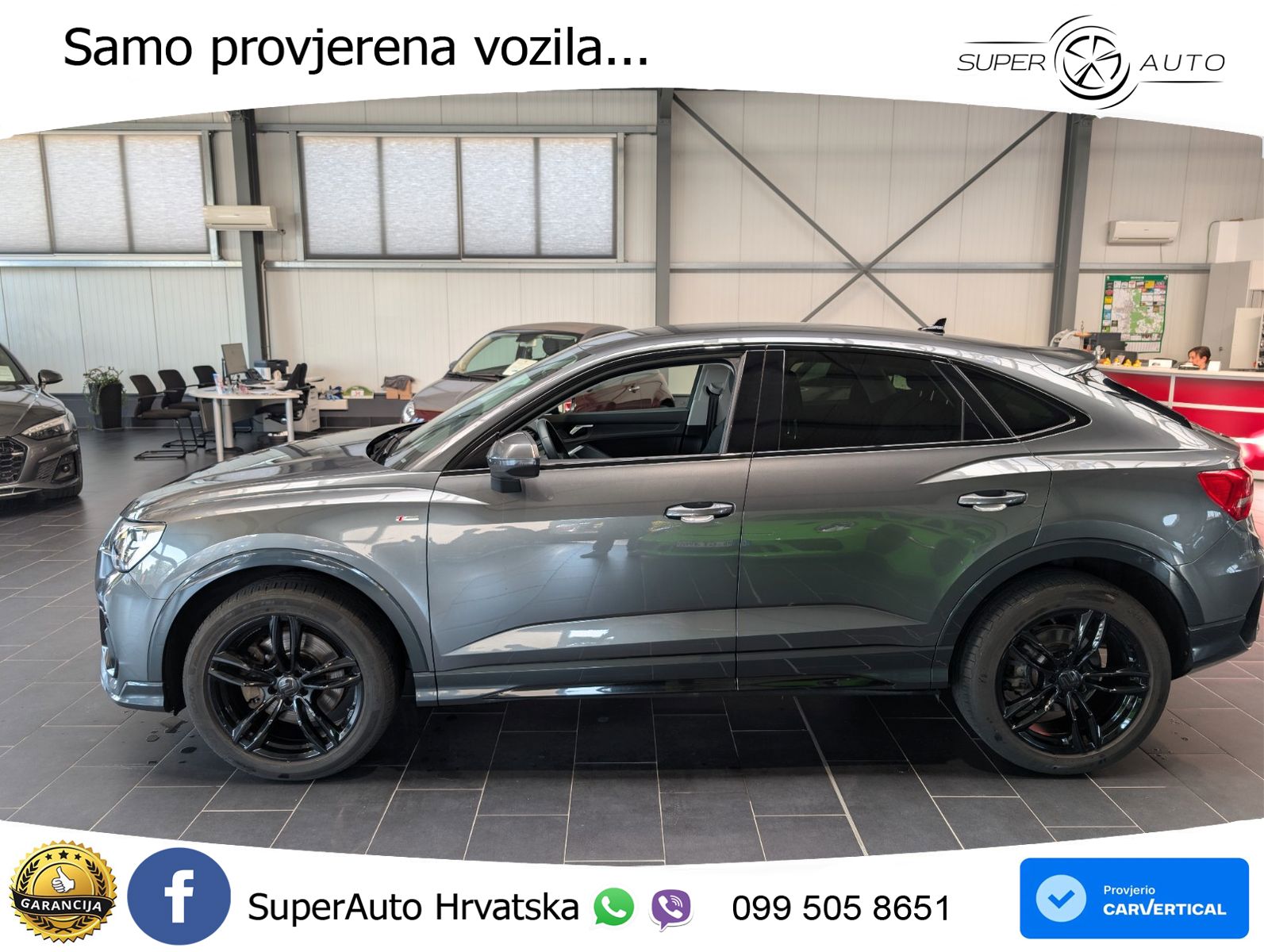 Audi Q3 Sportback 40 TDI (200 KS) quattro S tronic S line LED+GR SJED+ACC