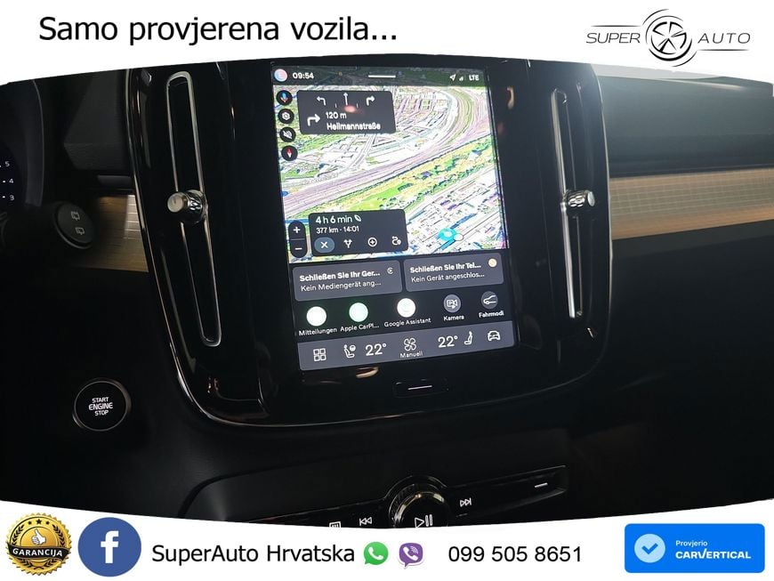 Volvo XC40 2.0 B3 163 KS Automatic LED+GR SJED+ACC