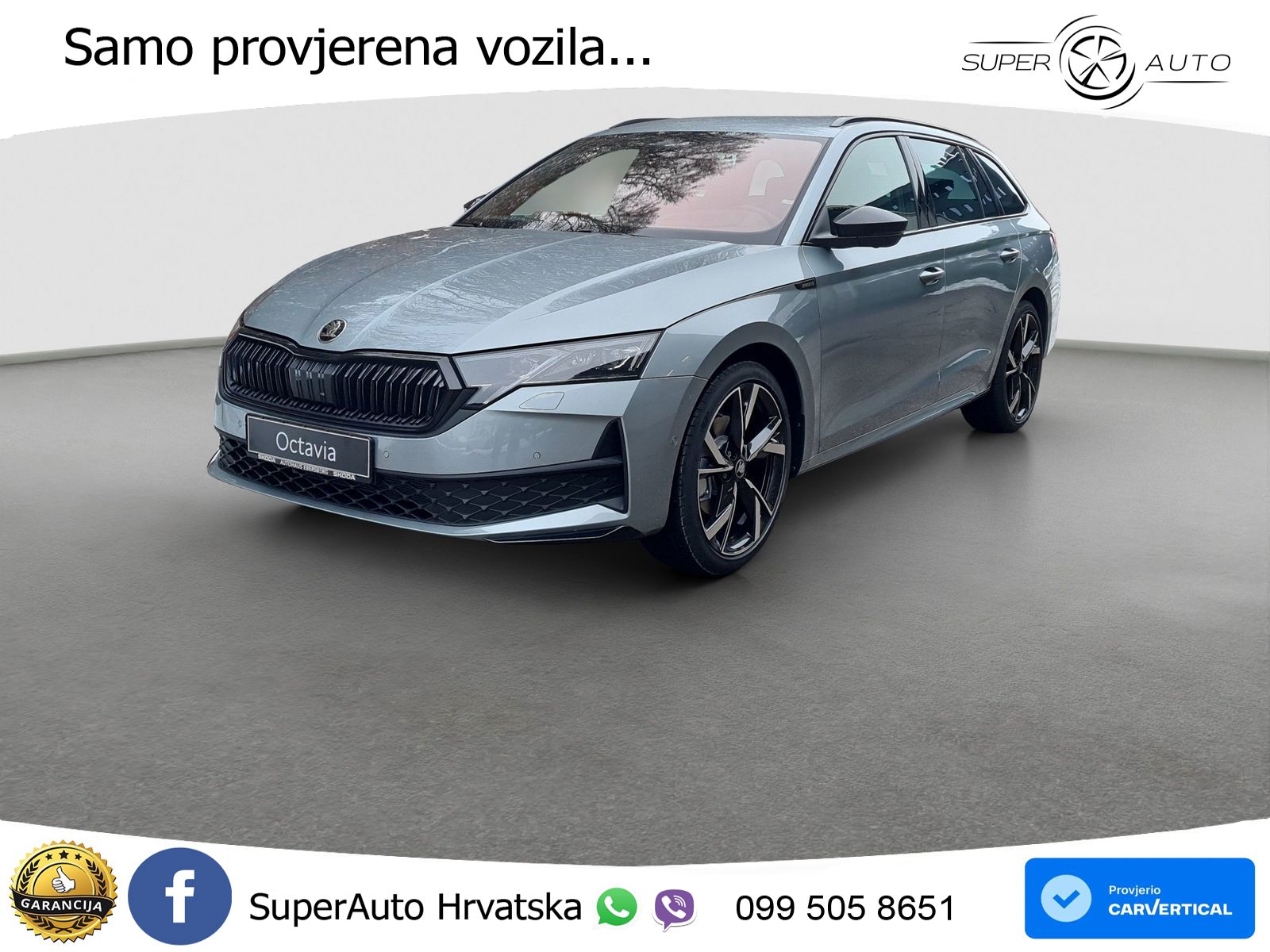 Škoda Octavia Combi 2.0 TDI (150 KS) DSG SportLine LED+GR SJED+ACC