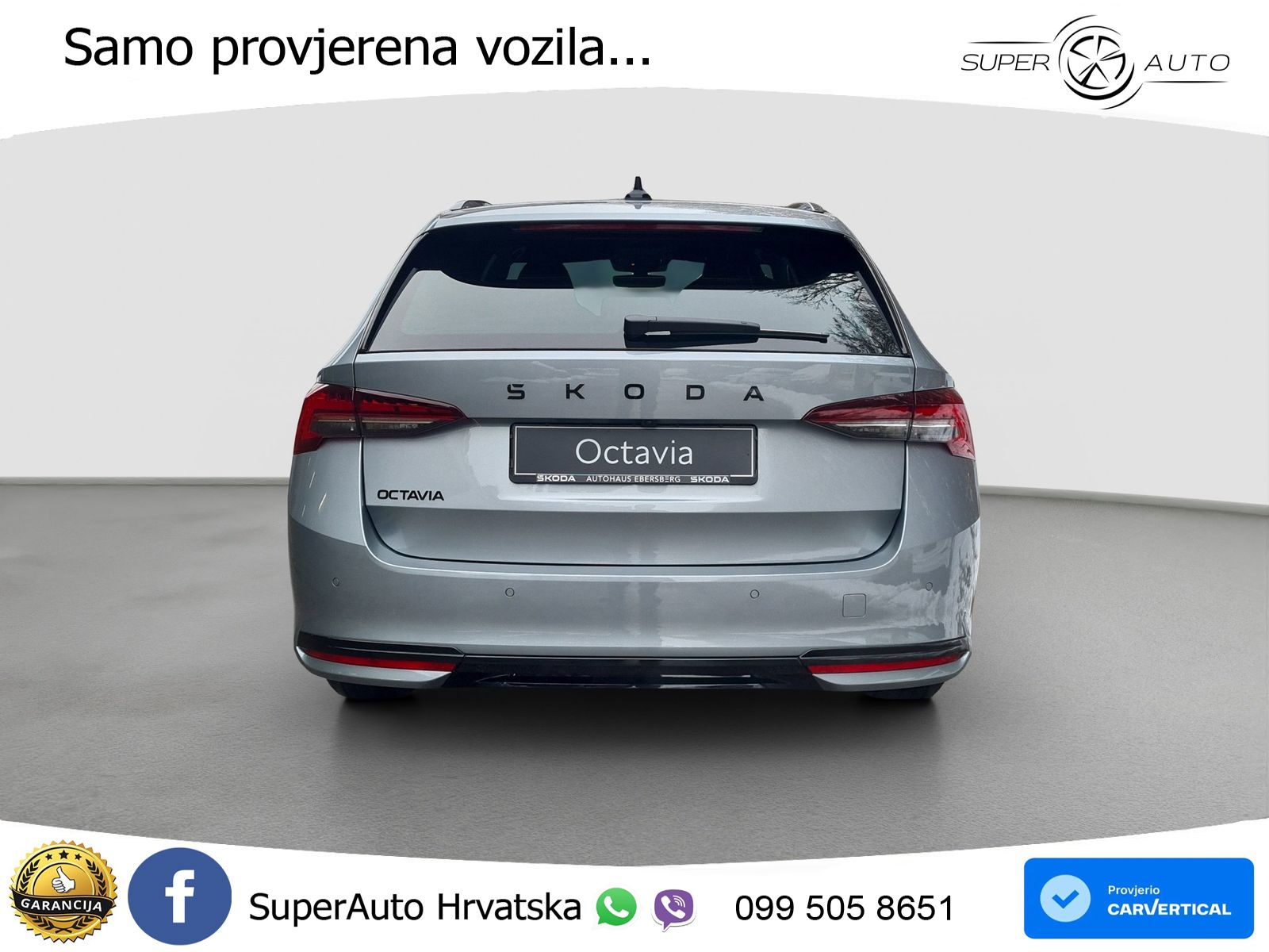 Škoda Octavia Combi 2.0 TDI (150 KS) DSG SportLine LED+GR SJED+ACC