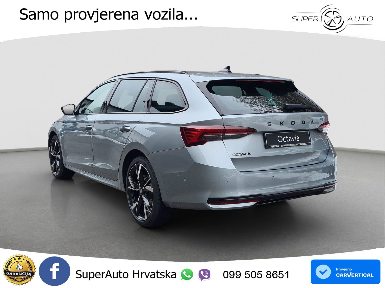 Škoda Octavia Combi 2.0 TDI (150 KS) DSG SportLine LED+GR SJED+ACC