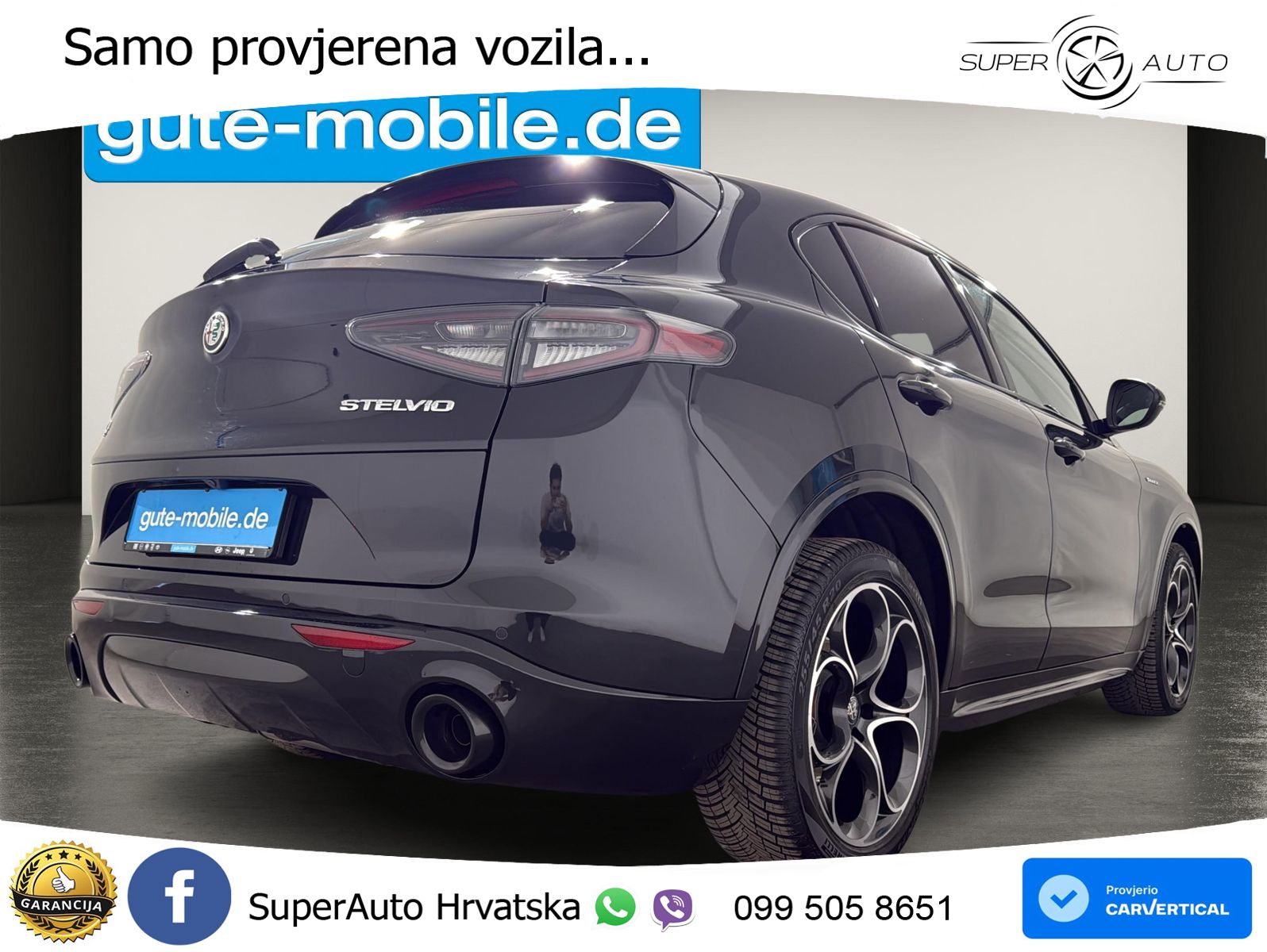 Alfa Romeo Stelvio 2.2 MultiJet II (210 KS) Q4 Automatic LED+GR SJED+ACC
