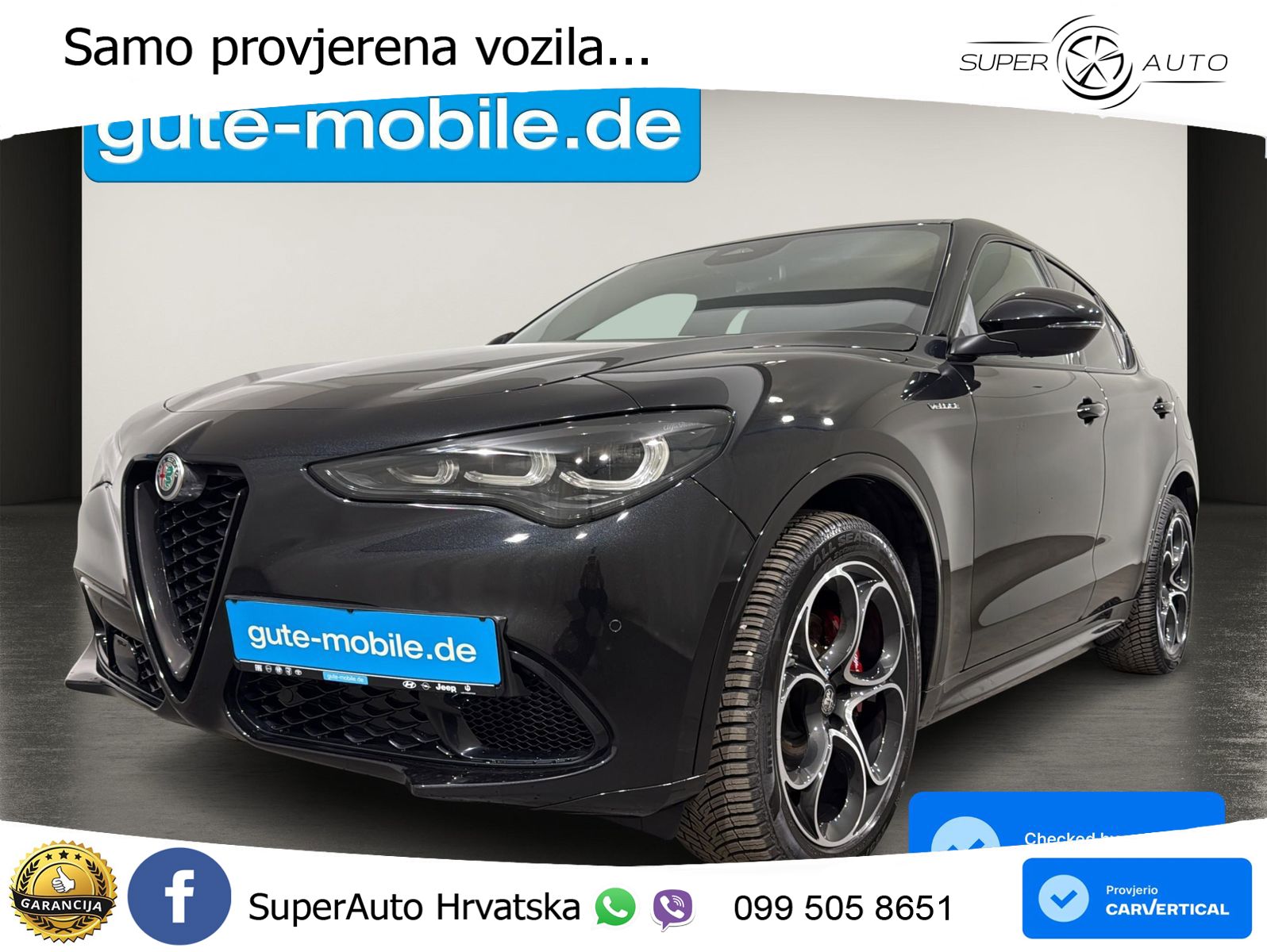 Alfa Romeo Stelvio 2.2 MultiJet II (210 KS) Q4 Automatic LED+GR SJED+ACC
