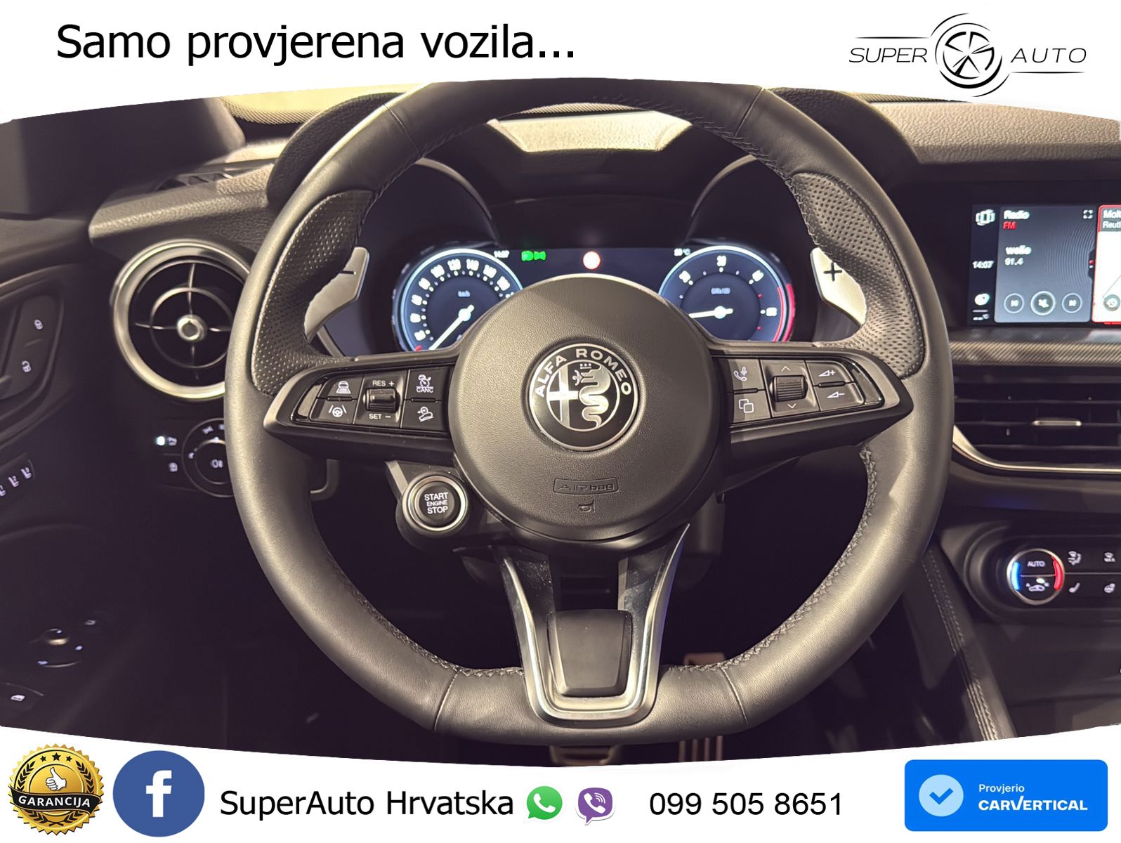 Alfa Romeo Stelvio 2.2 MultiJet II (210 KS) Q4 Automatic LED+GR SJED+ACC
