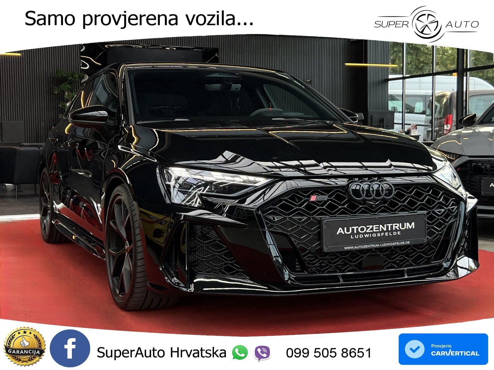 Audi RS3 Sedan 2.5 TFSI (400 KS) quattro S tronic LED+ACC