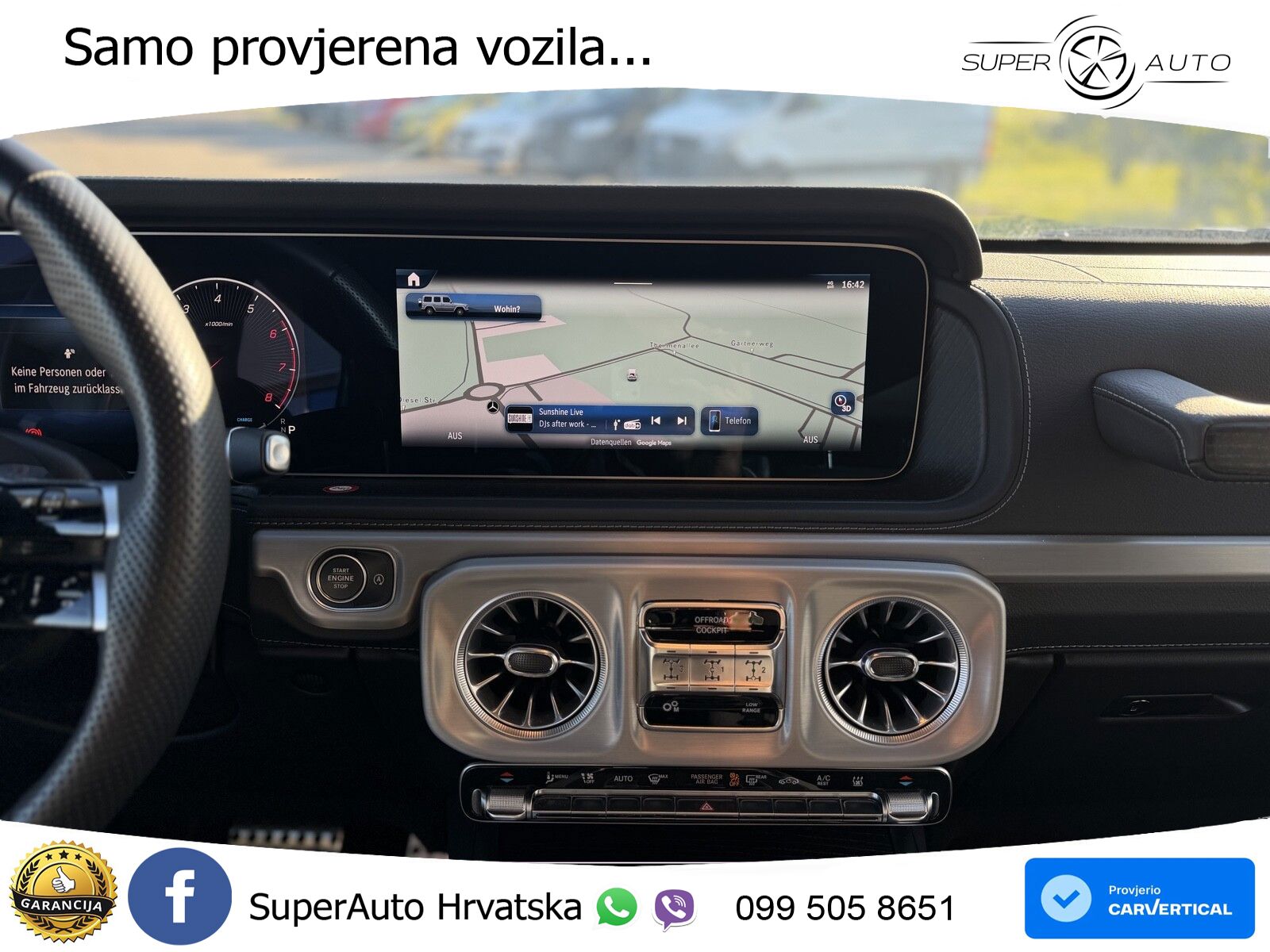 Mercedes G 500 Long (449 KS) 4MATIC 9G-TRONIC Exclusive LED+GR SJED+ACC