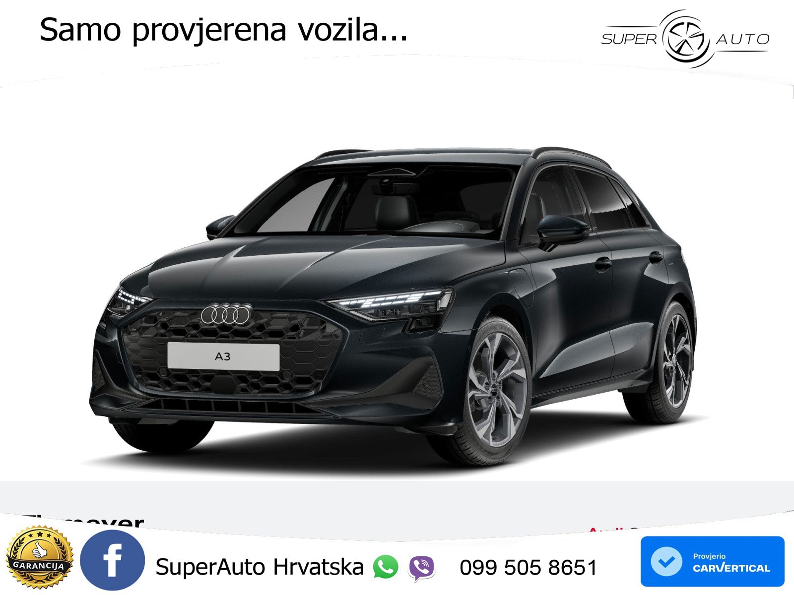 Audi A3 40 TFSIe (204 KS) S tronic LED+GR SJED+ACC