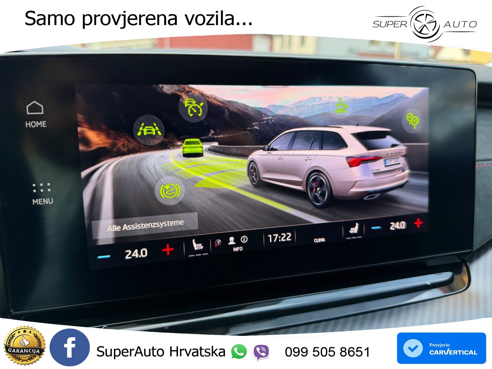Škoda Octavia Combi RS 2.0 TDI (200 KS) DSG LED+GR SJED+ACC