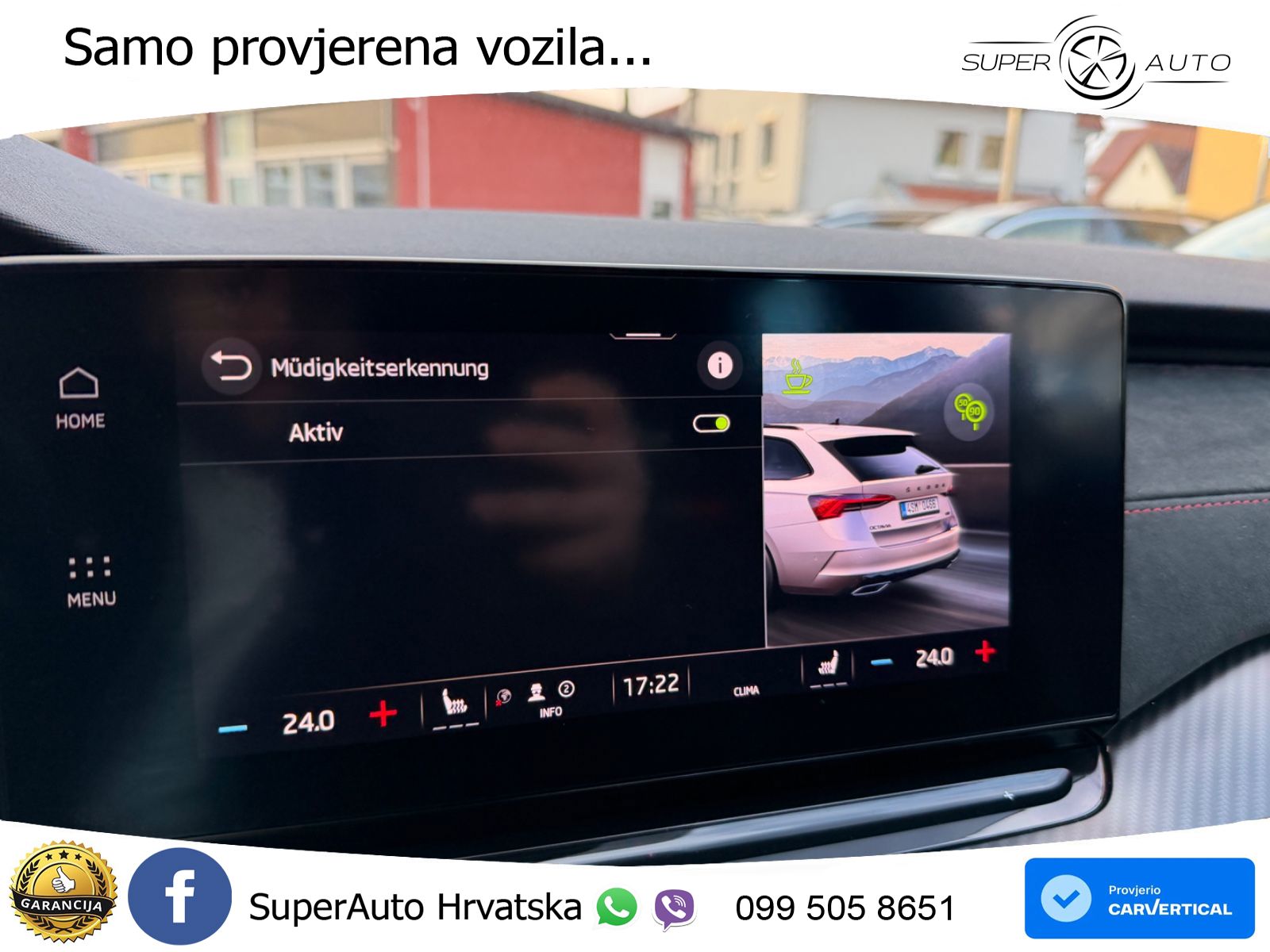 Škoda Octavia Combi RS 2.0 TDI (200 KS) DSG LED+GR SJED+ACC