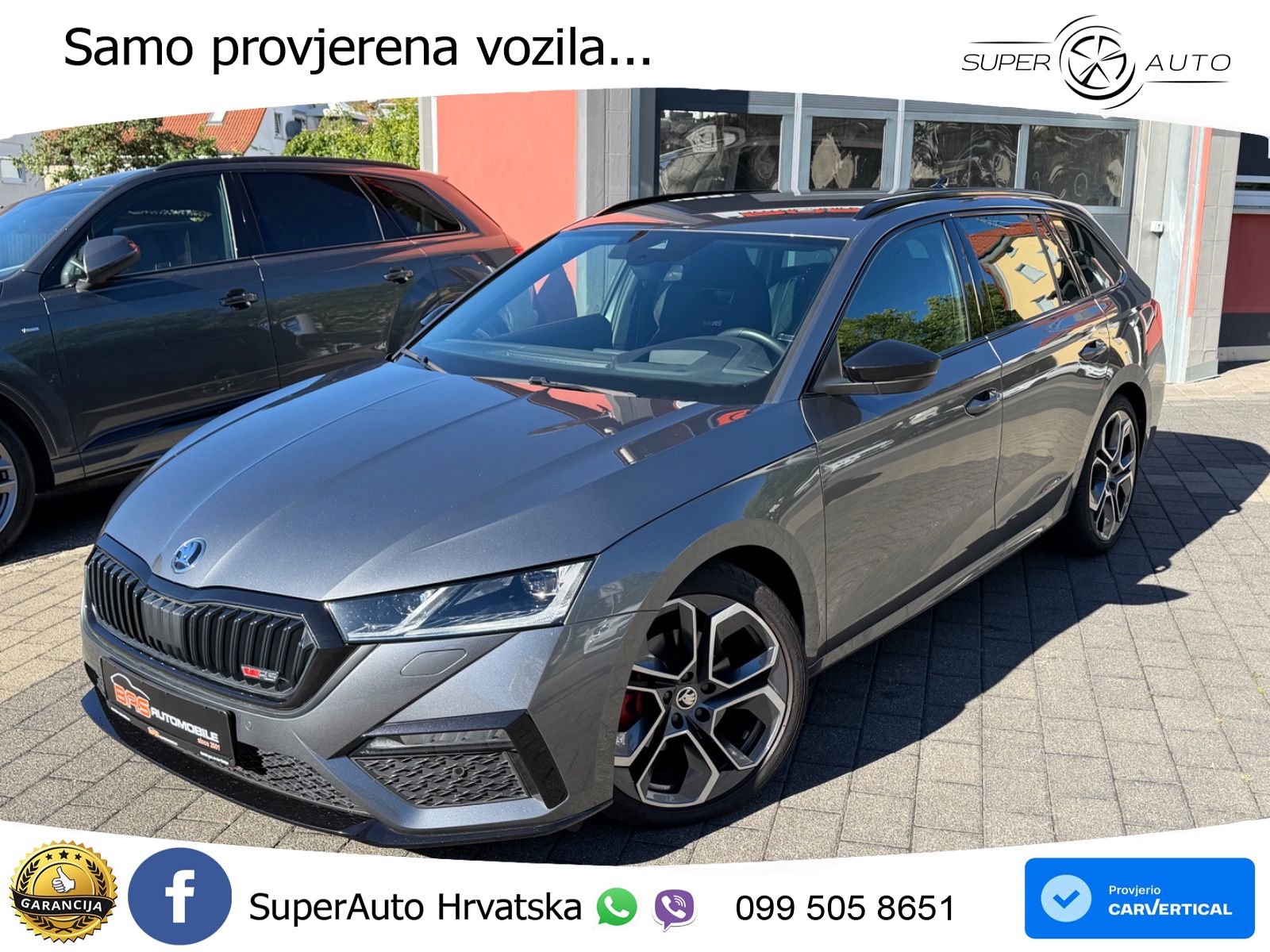Škoda Octavia Combi RS 2.0 TDI (200 KS) DSG LED+GR SJED+ACC