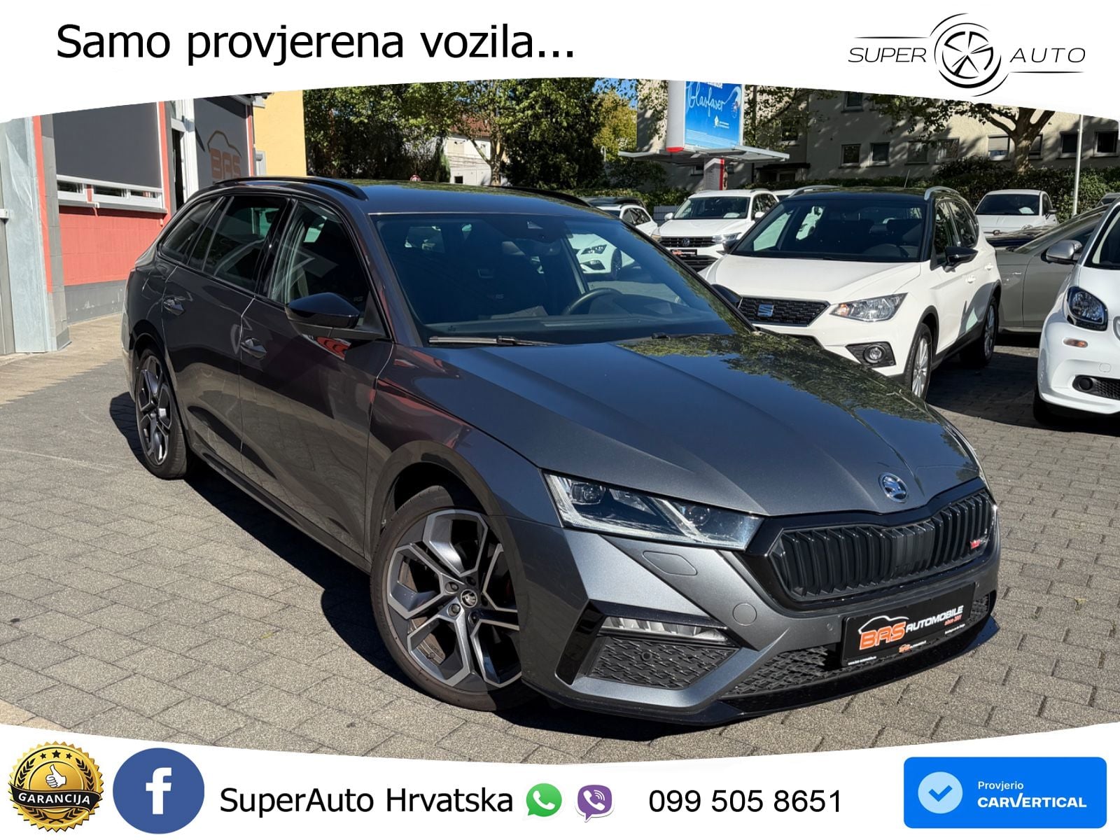 Škoda Octavia Combi RS 2.0 TDI (200 KS) DSG LED+GR SJED+ACC