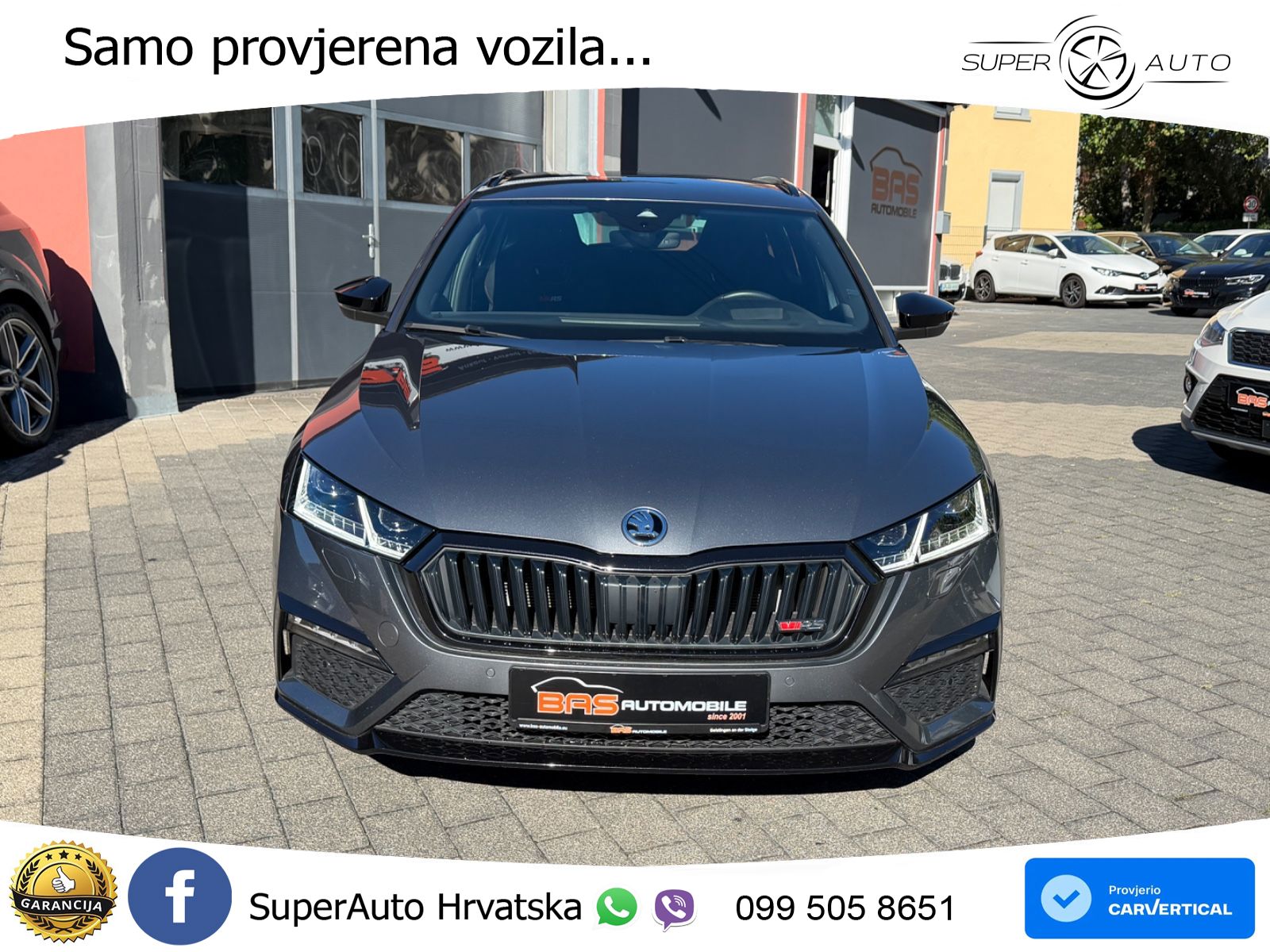 Škoda Octavia Combi RS 2.0 TDI (200 KS) DSG LED+GR SJED+ACC
