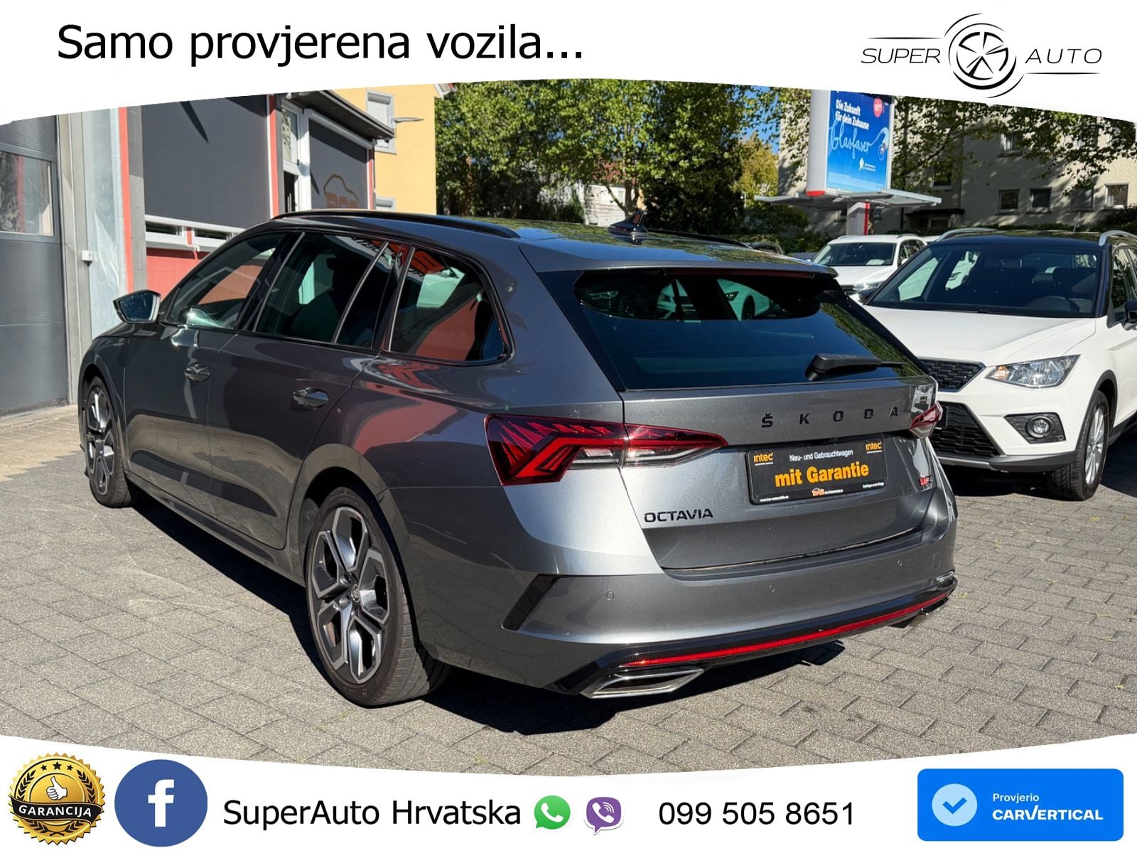 Škoda Octavia Combi RS 2.0 TDI (200 KS) DSG LED+GR SJED+ACC