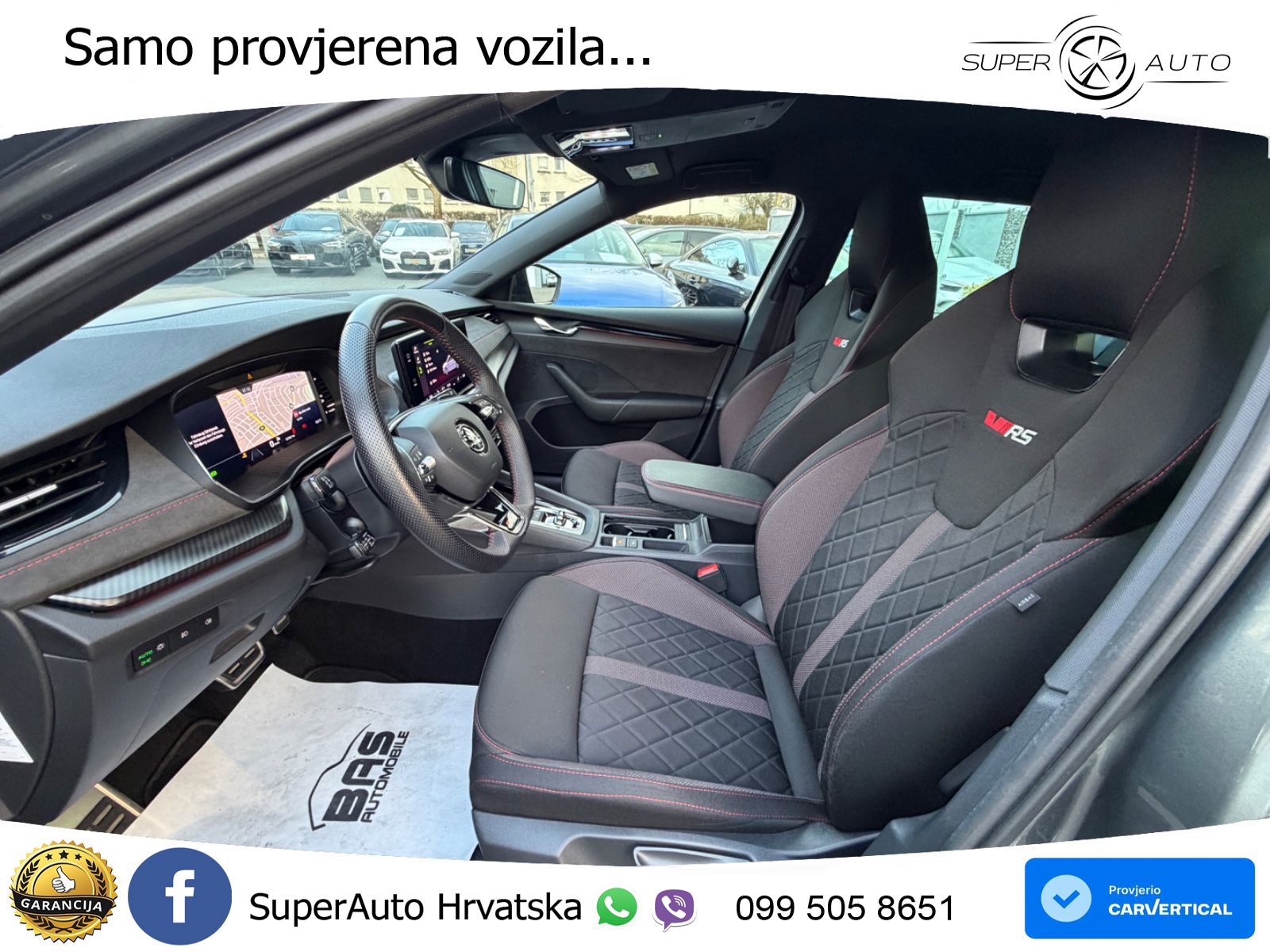 Škoda Octavia Combi RS 2.0 TDI (200 KS) DSG LED+GR SJED+ACC