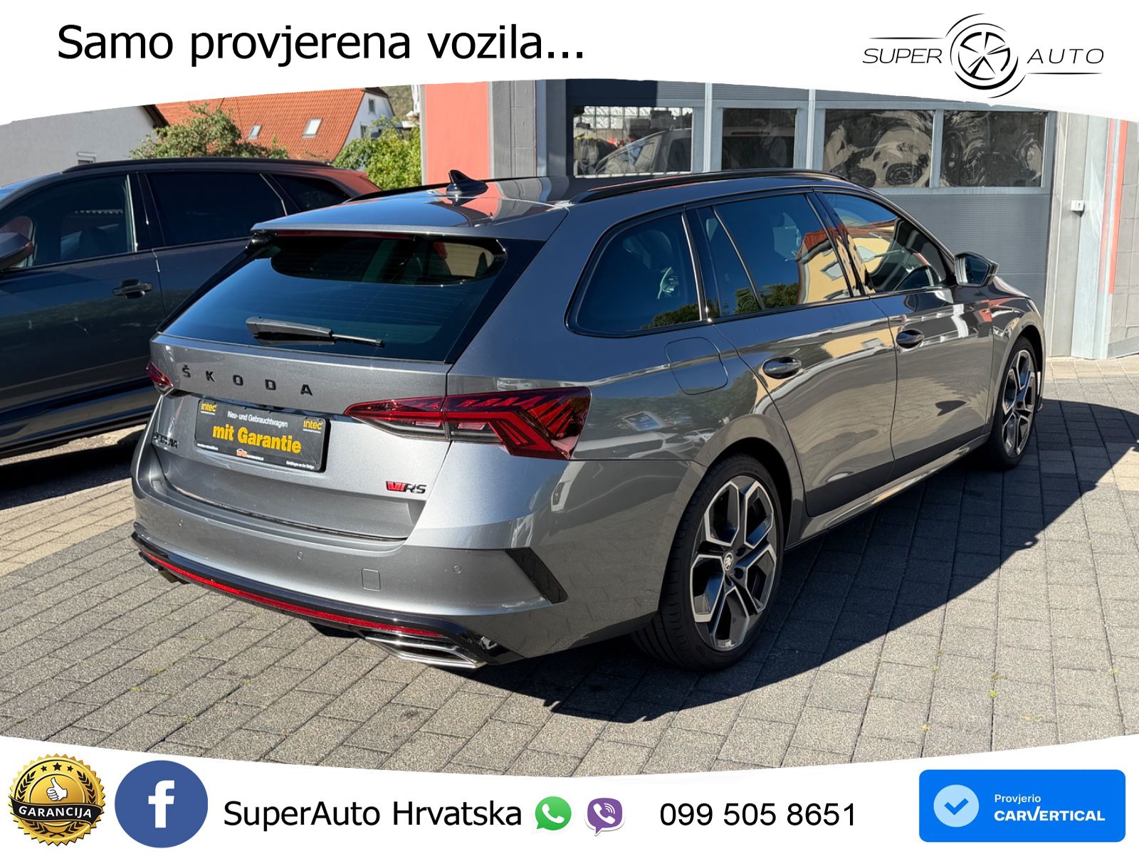 Škoda Octavia Combi RS 2.0 TDI (200 KS) DSG LED+GR SJED+ACC