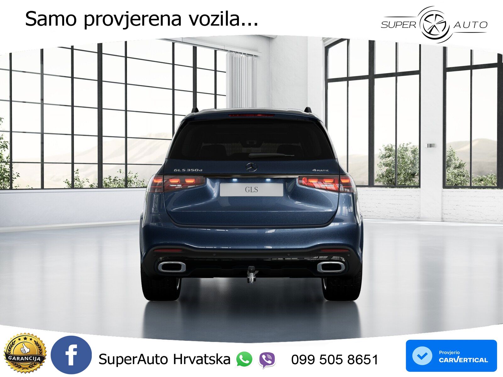 Mercedes-Benz GLS GLS 350d EQ Boost 4MATIC 9G-TRONIC AMG ZRAČNI+ACC+GR SJED+360+PANO
