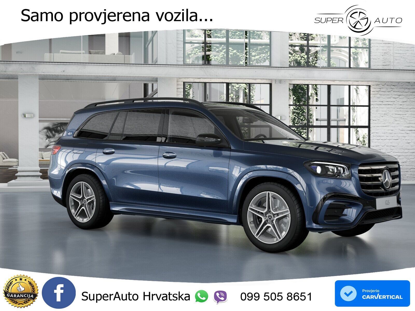 Mercedes-Benz GLS GLS 350d EQ Boost 4MATIC 9G-TRONIC AMG ZRAČNI+ACC+GR SJED+360+PANO