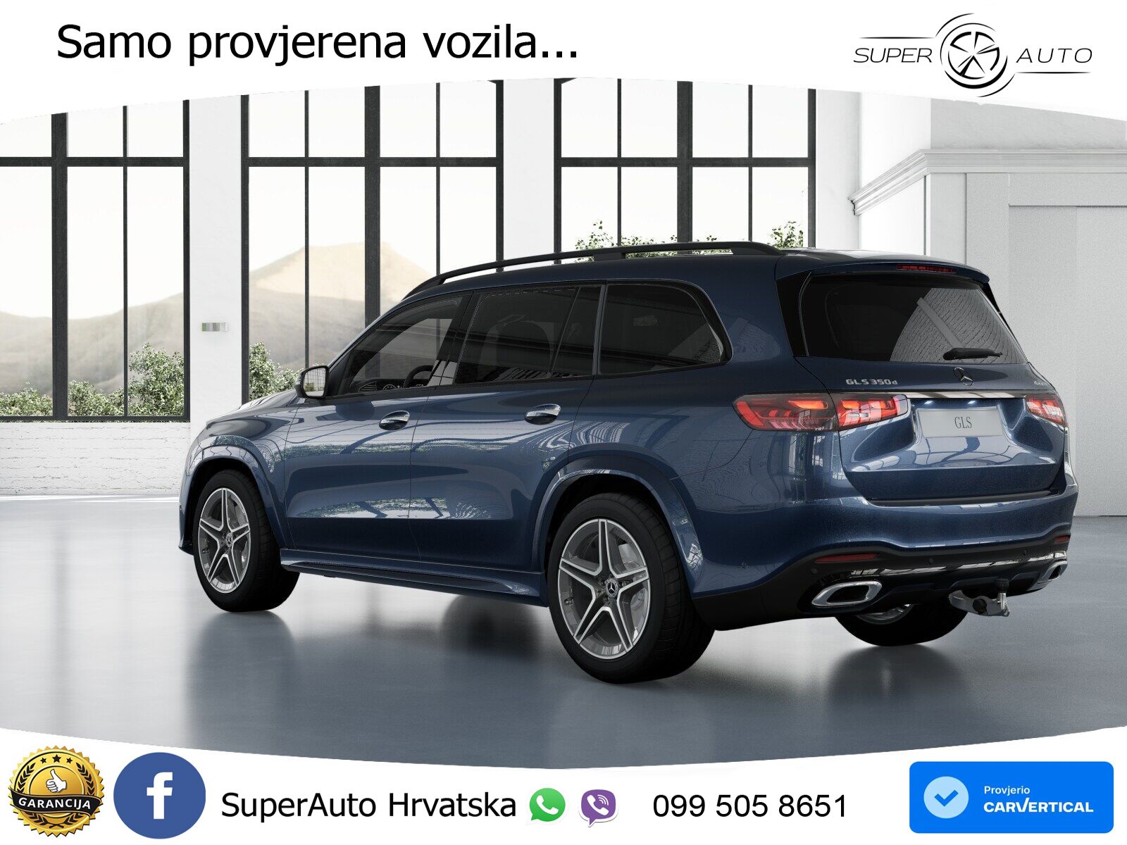 Mercedes-Benz GLS GLS 350d EQ Boost 4MATIC 9G-TRONIC AMG ZRAČNI+ACC+GR SJED+360+PANO