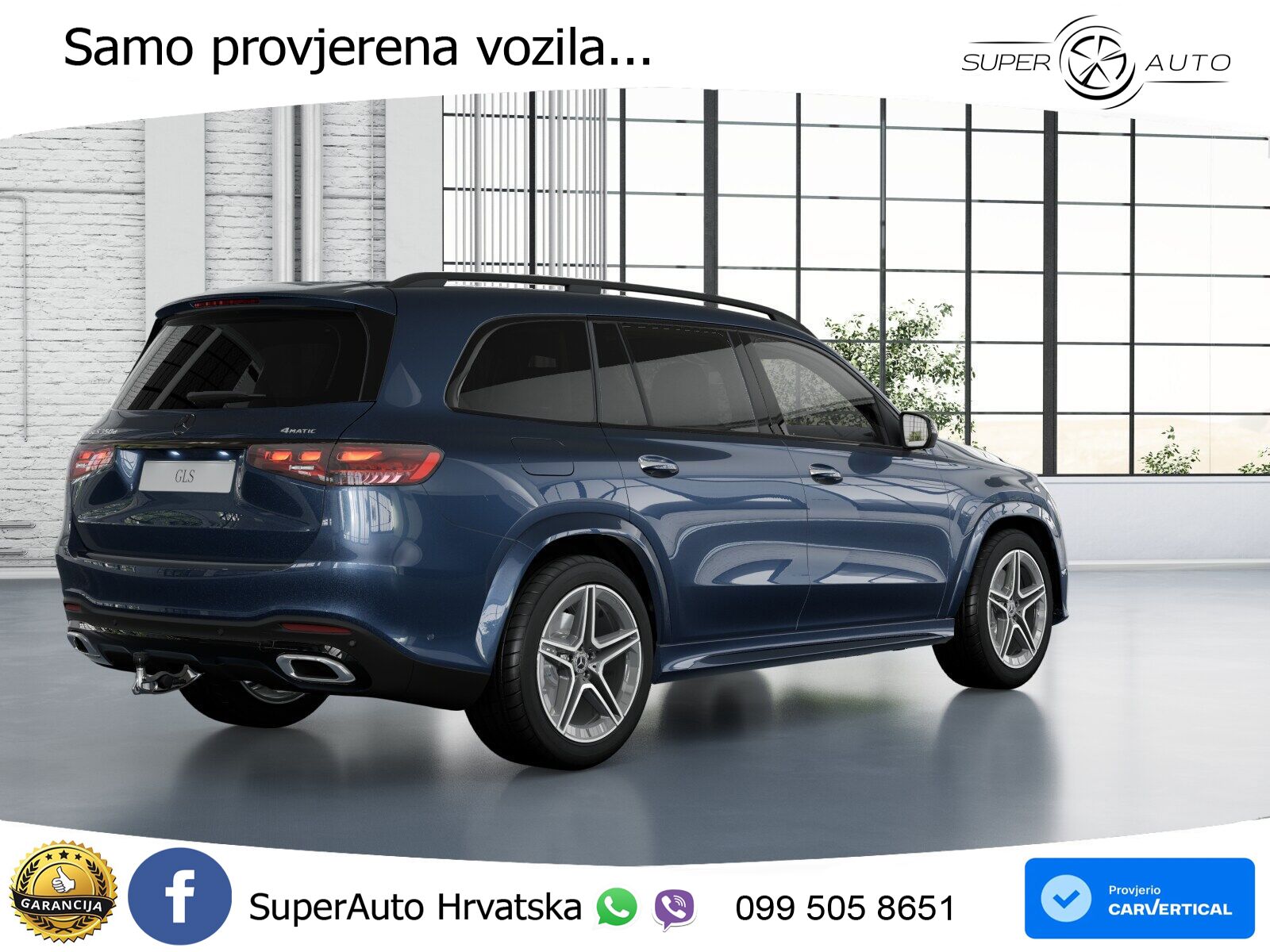 Mercedes-Benz GLS GLS 350d EQ Boost 4MATIC 9G-TRONIC AMG ZRAČNI+ACC+GR SJED+360+PANO