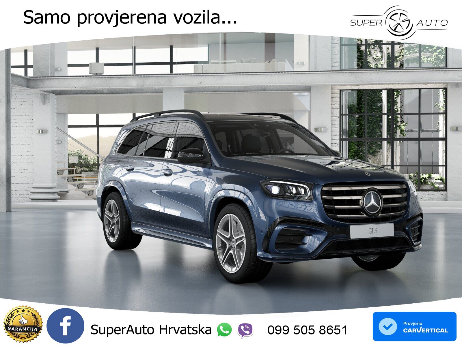 Mercedes-Benz GLS GLS 350d EQ Boost 4MATIC 9G-TRONIC AMG ZRAČNI+ACC+GR SJED+360+PANO