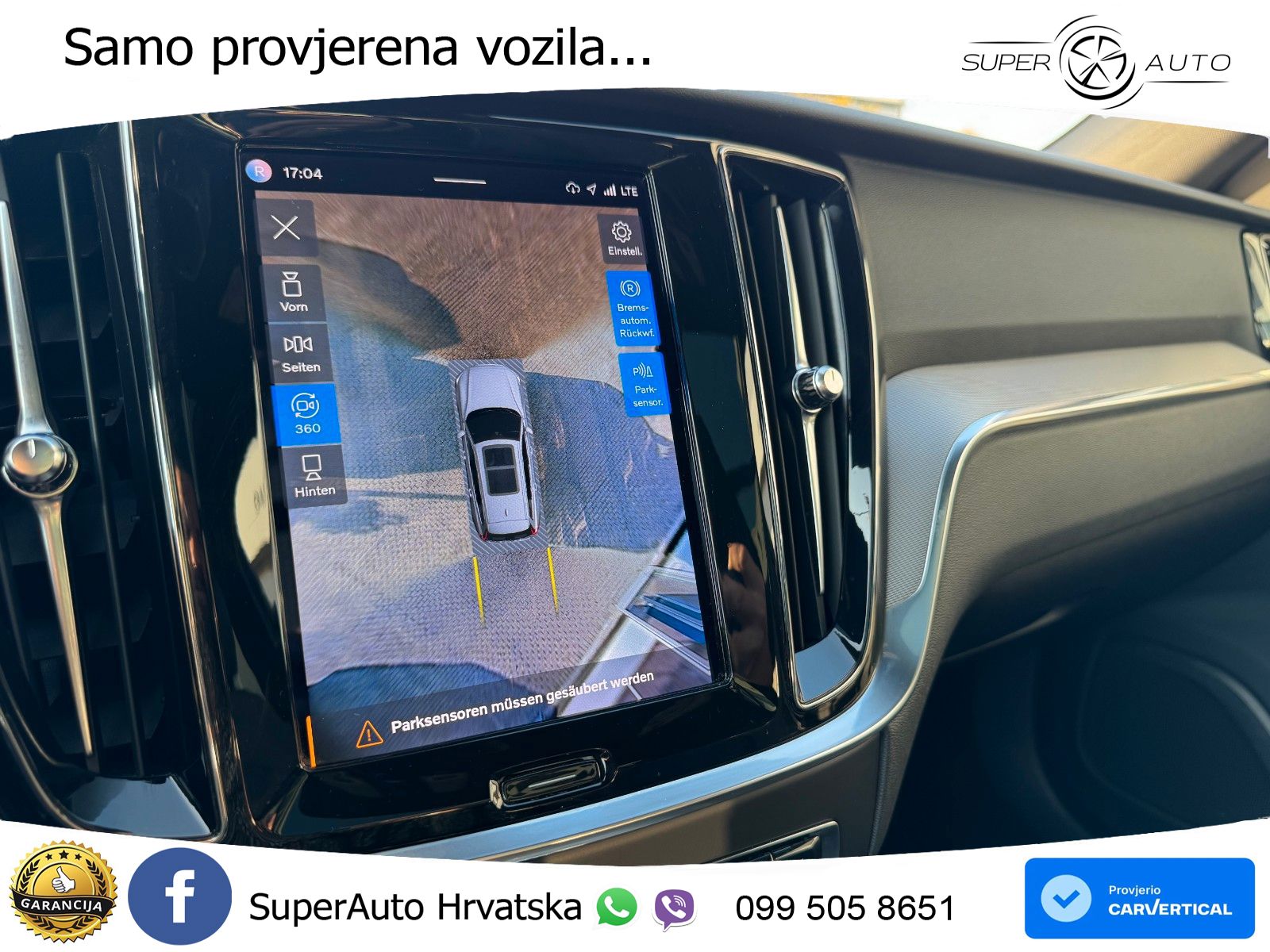Volvo V60 2.0 B4 Diesel Geartronic ACC+GR SJED+360+PANO