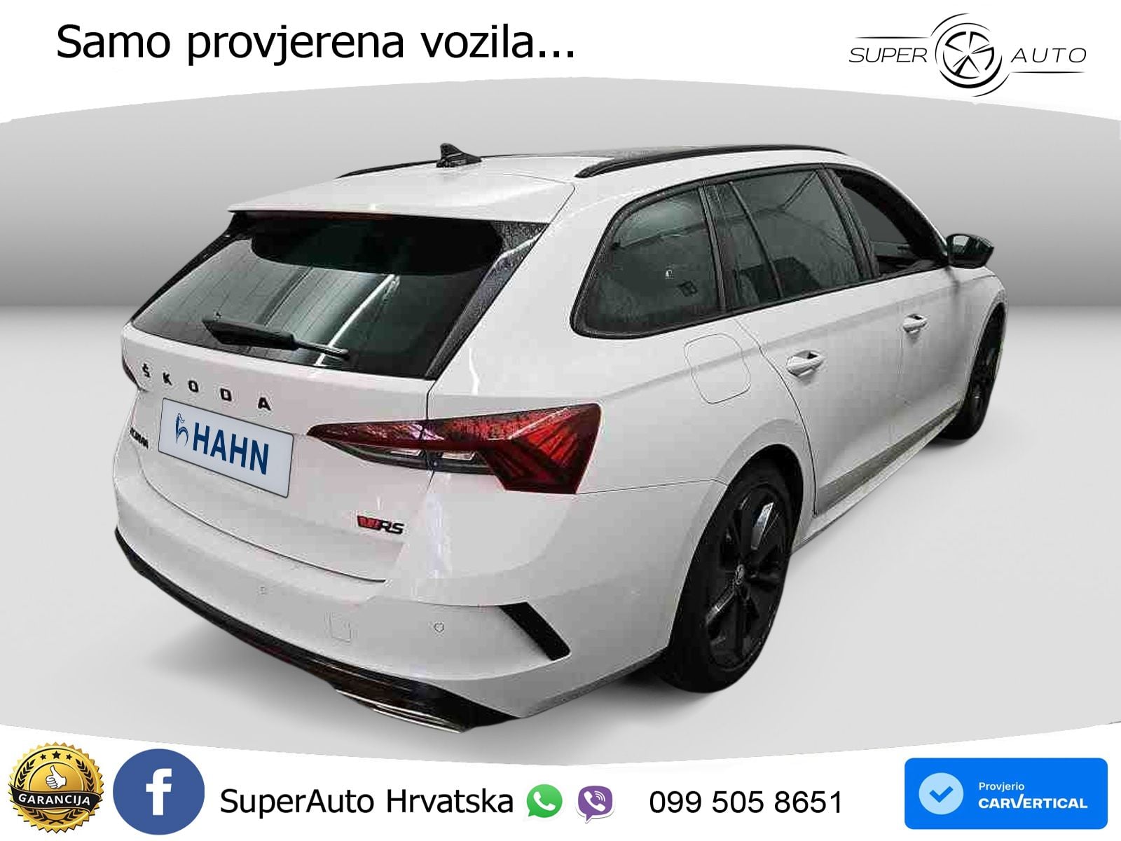 Škoda Octavia Combi RS 2.0 TDI (200 KS) DSG LED+GR SJED+ACC
