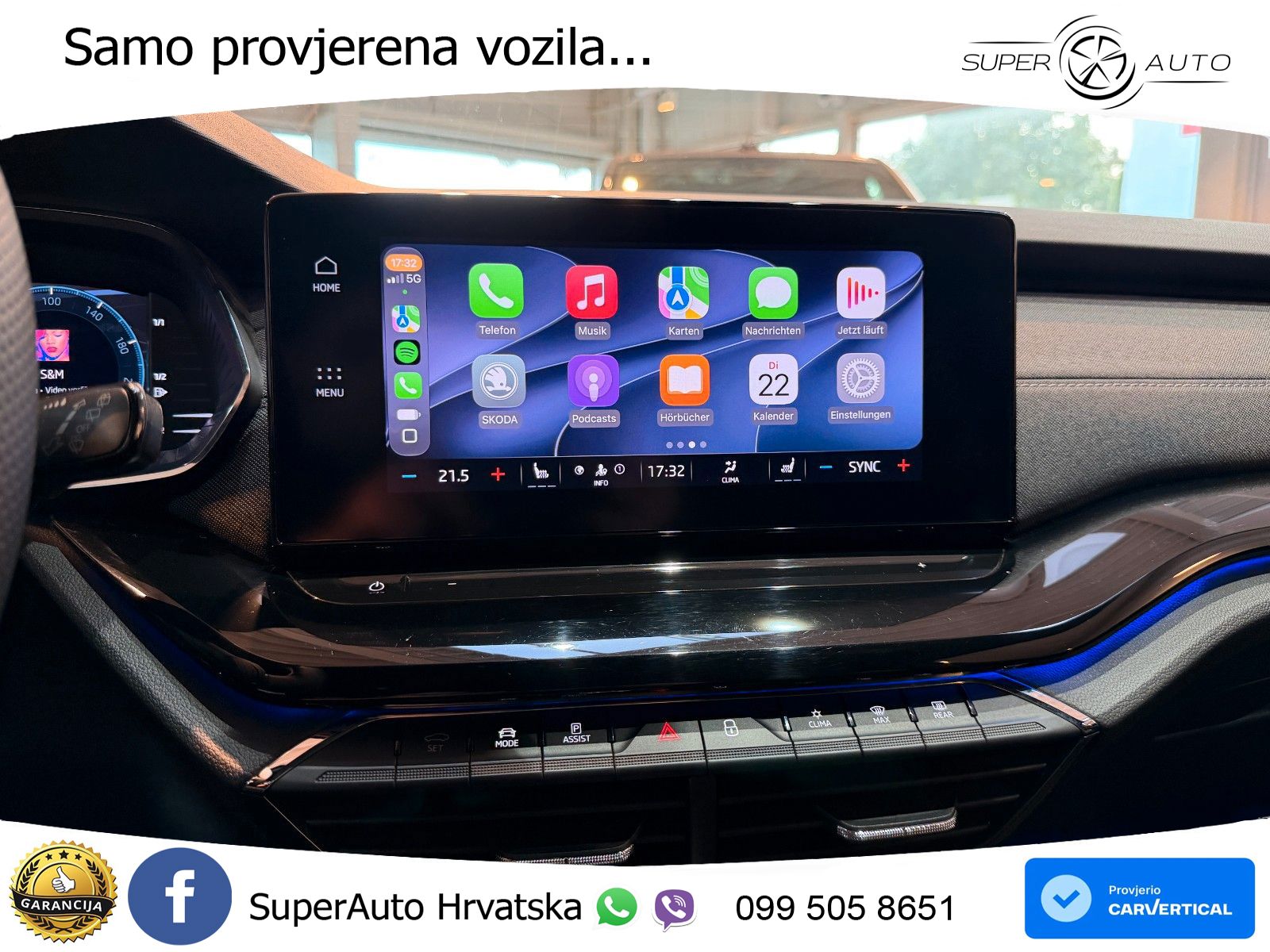 Škoda Octavia Combi 2.0 TSI (190 KS) 4x4 DSG SportLine LED+GR SJED+ACC