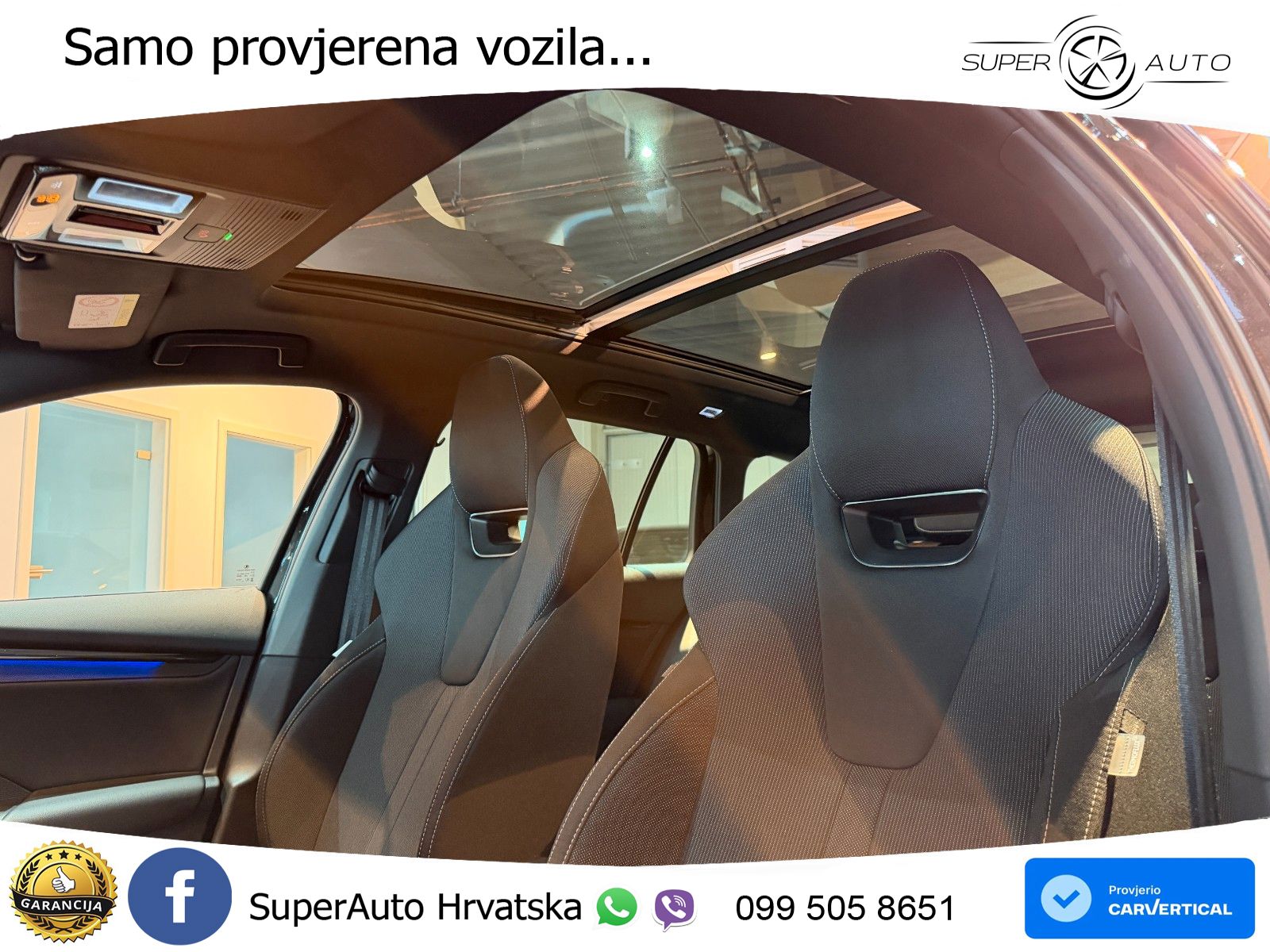 Škoda Octavia Combi 2.0 TSI (190 KS) 4x4 DSG SportLine LED+GR SJED+ACC