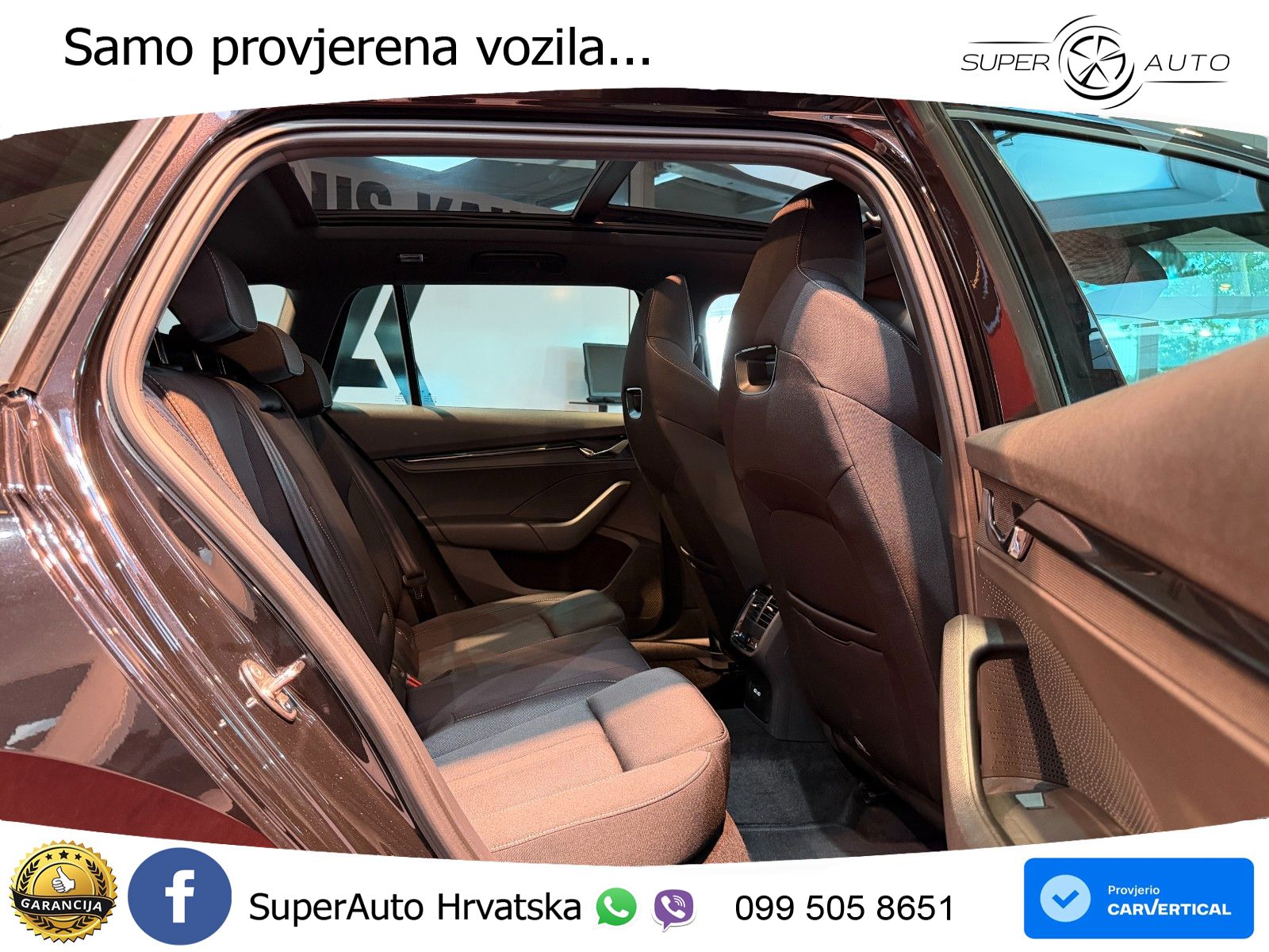 Škoda Octavia Combi 2.0 TSI (190 KS) 4x4 DSG SportLine LED+GR SJED+ACC