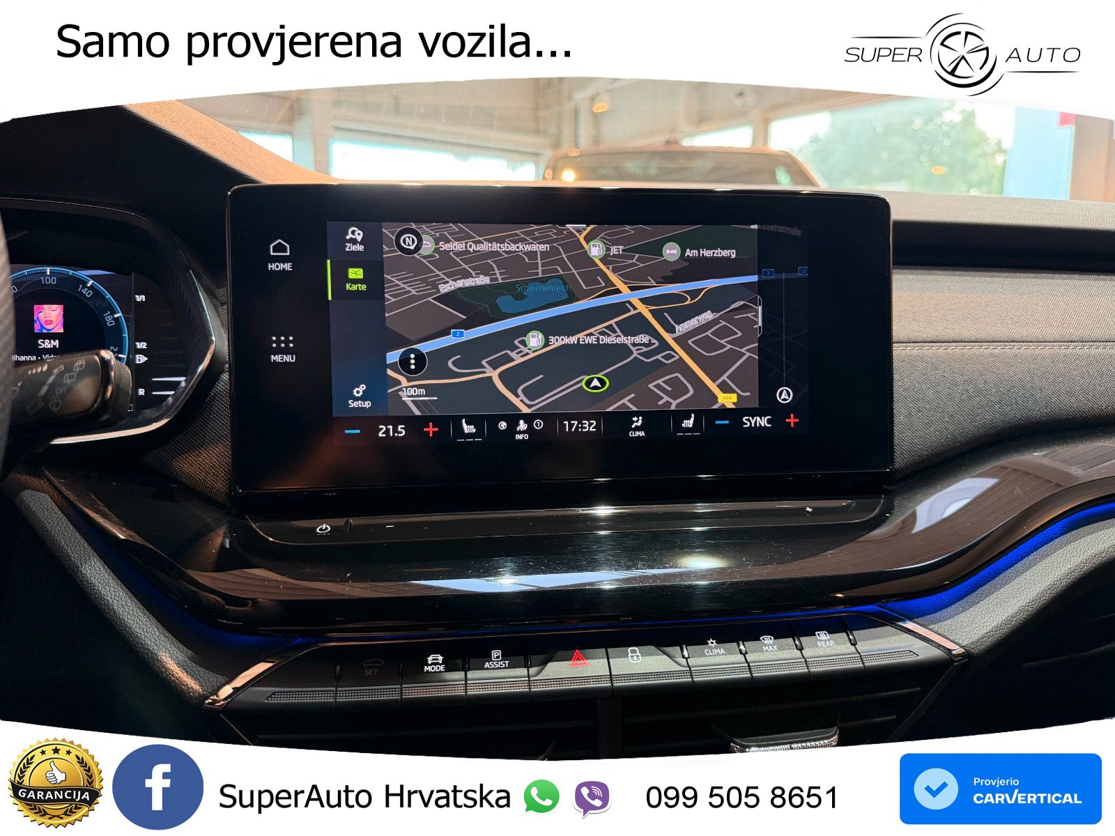 Škoda Octavia Combi 2.0 TSI (190 KS) 4x4 DSG SportLine LED+GR SJED+ACC
