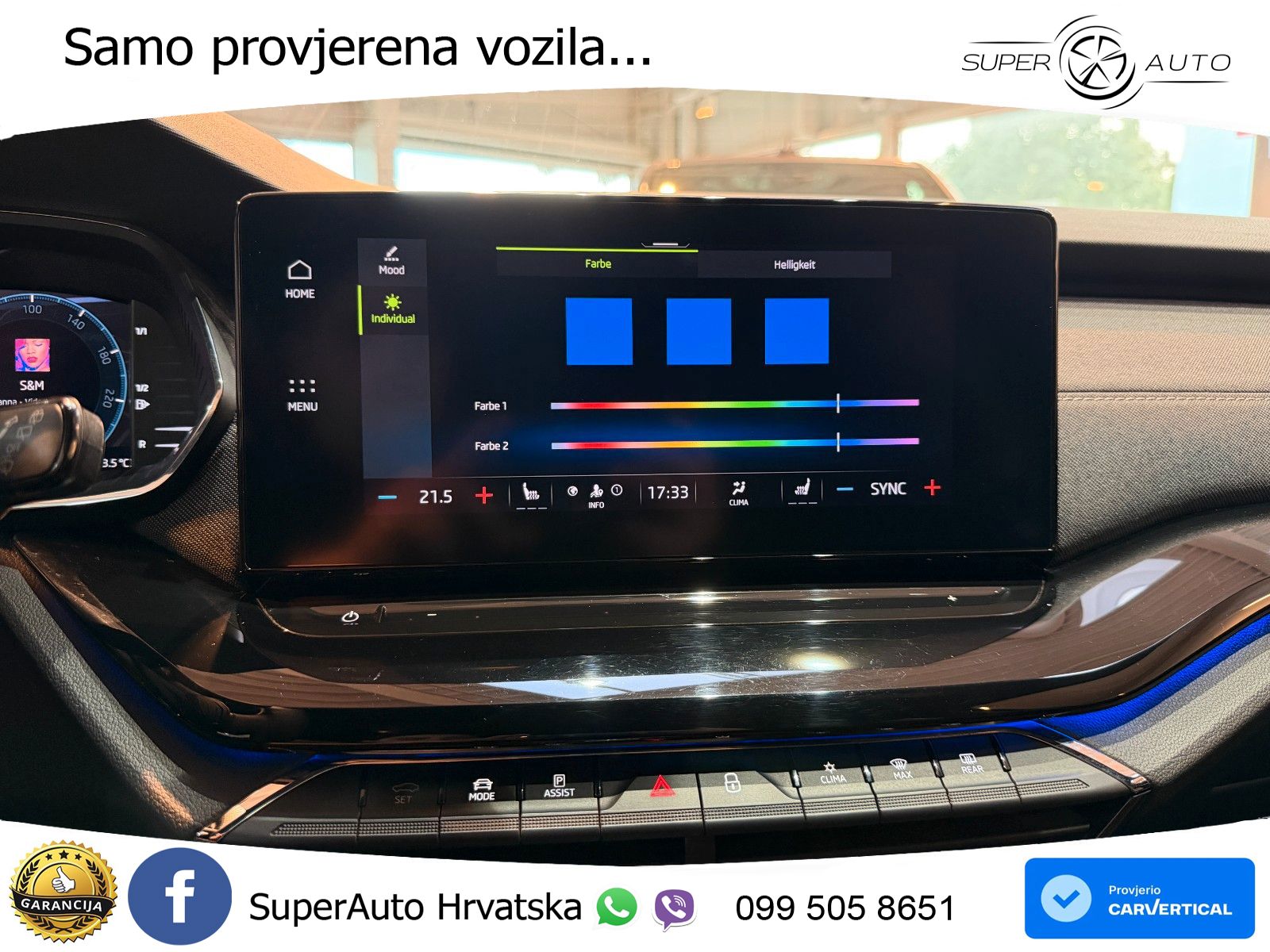 Škoda Octavia Combi 2.0 TSI (190 KS) 4x4 DSG SportLine LED+GR SJED+ACC
