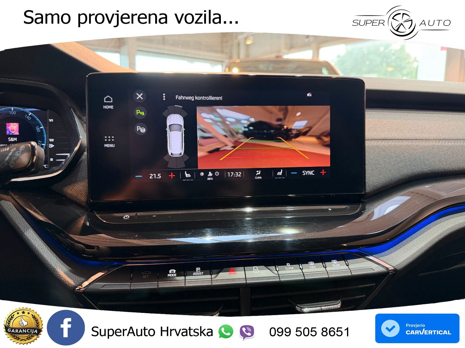 Škoda Octavia Combi 2.0 TSI (190 KS) 4x4 DSG SportLine LED+GR SJED+ACC