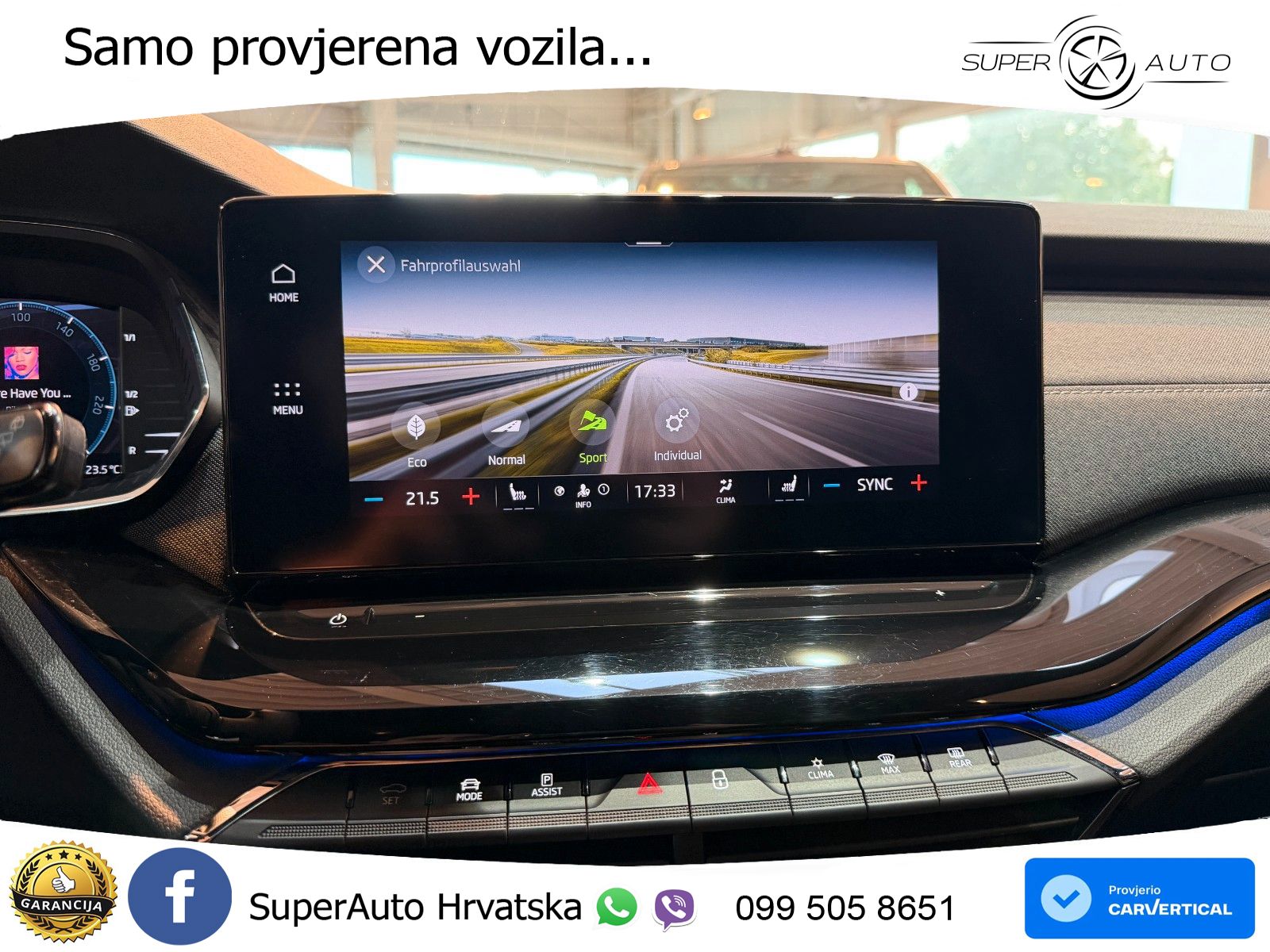 Škoda Octavia Combi 2.0 TSI (190 KS) 4x4 DSG SportLine LED+GR SJED+ACC