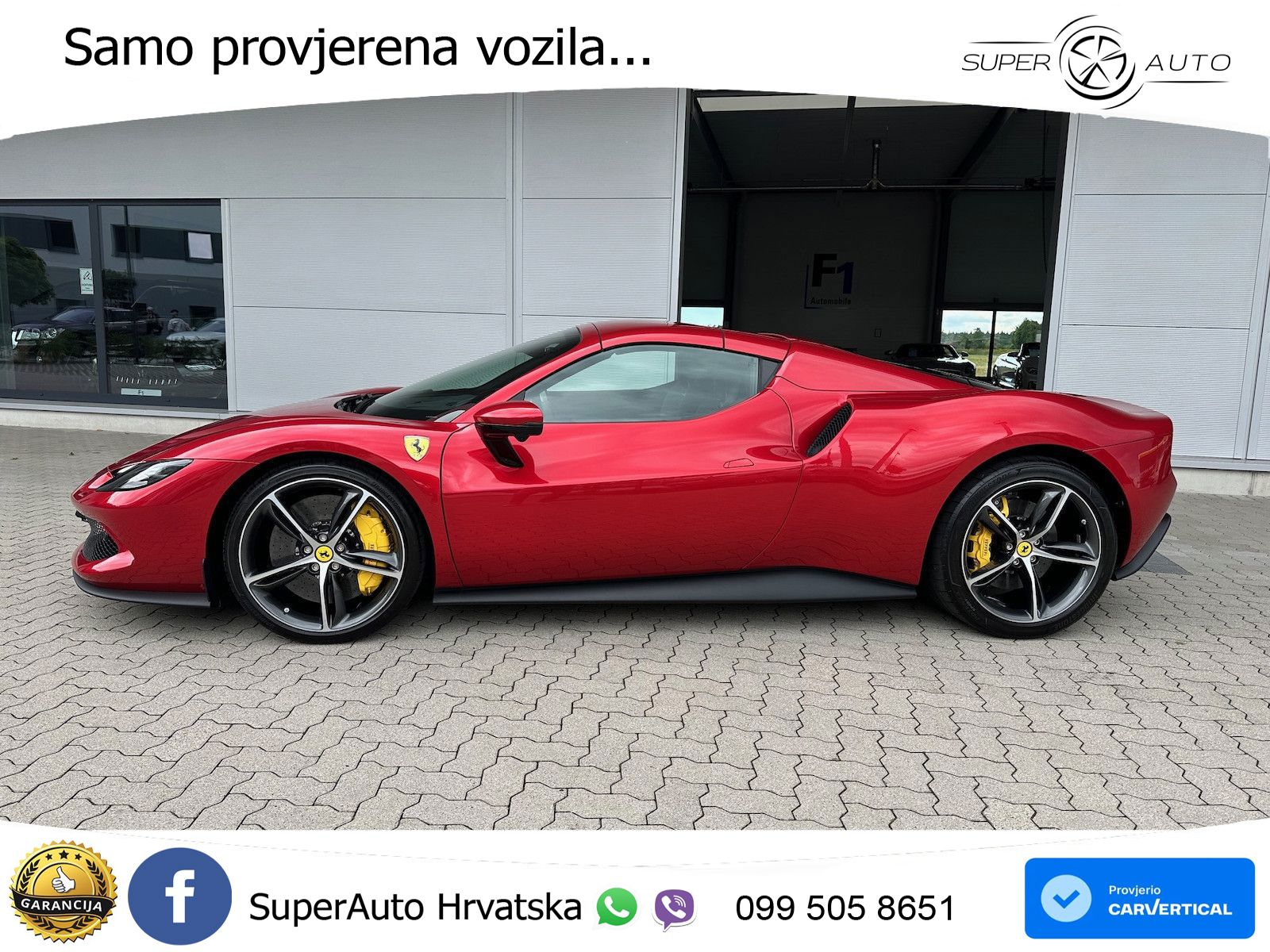 Ferrari 296 GTS 3.0 V6 (830 KS) F1 DCT