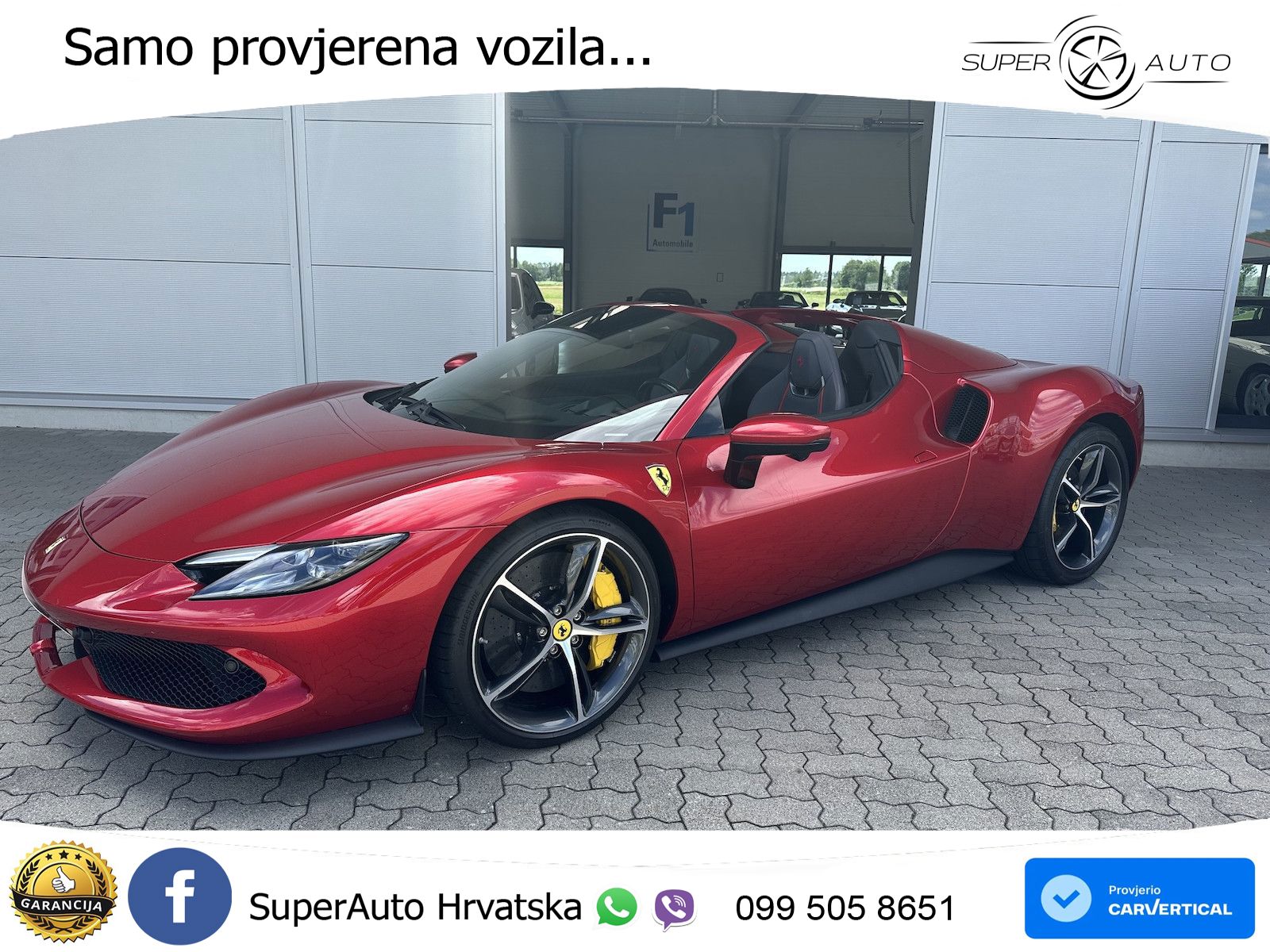 Ferrari 296 GTS 3.0 V6 (830 KS) F1 DCT