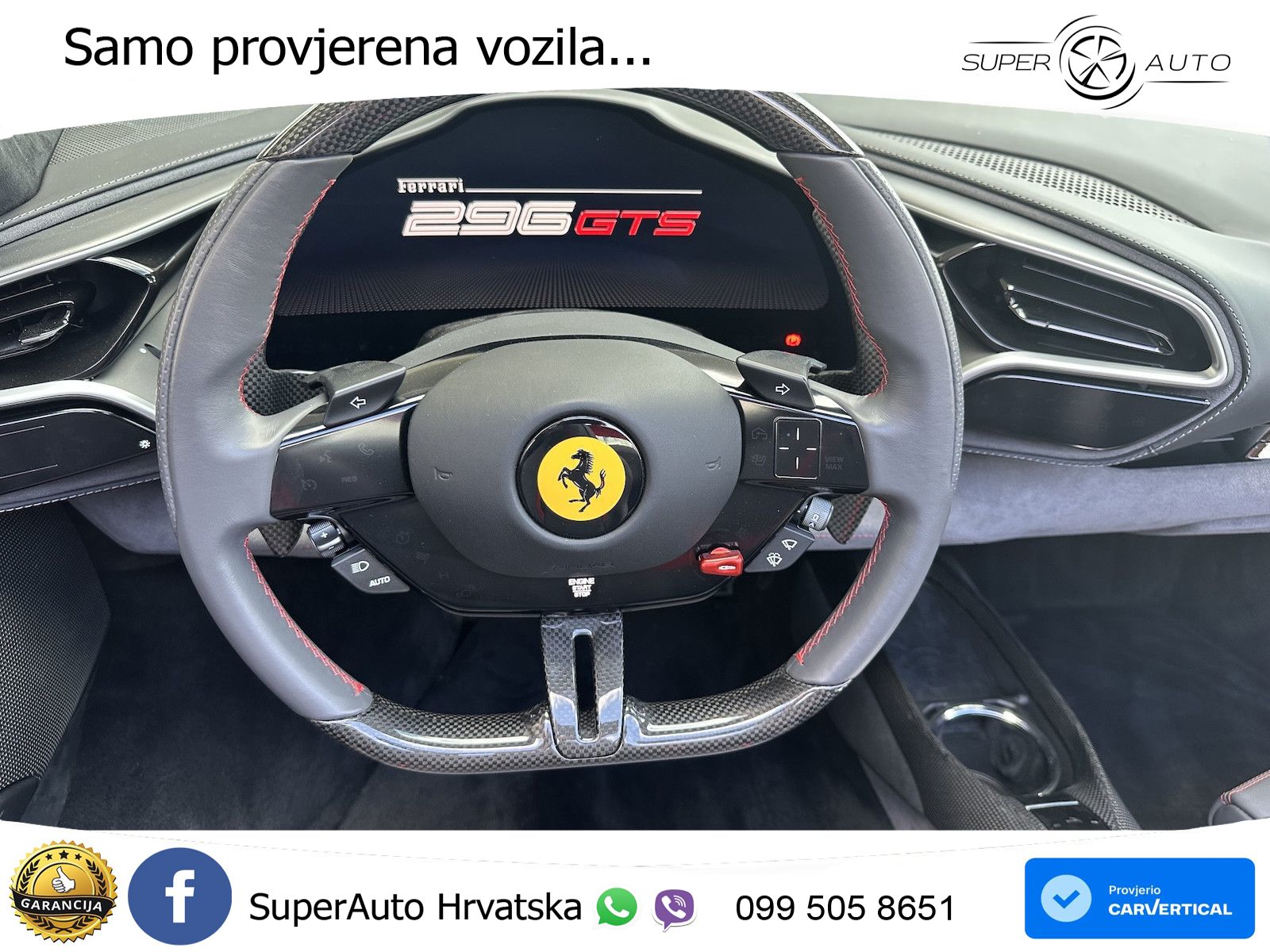 Ferrari 296 GTS 3.0 V6 (830 KS) F1 DCT