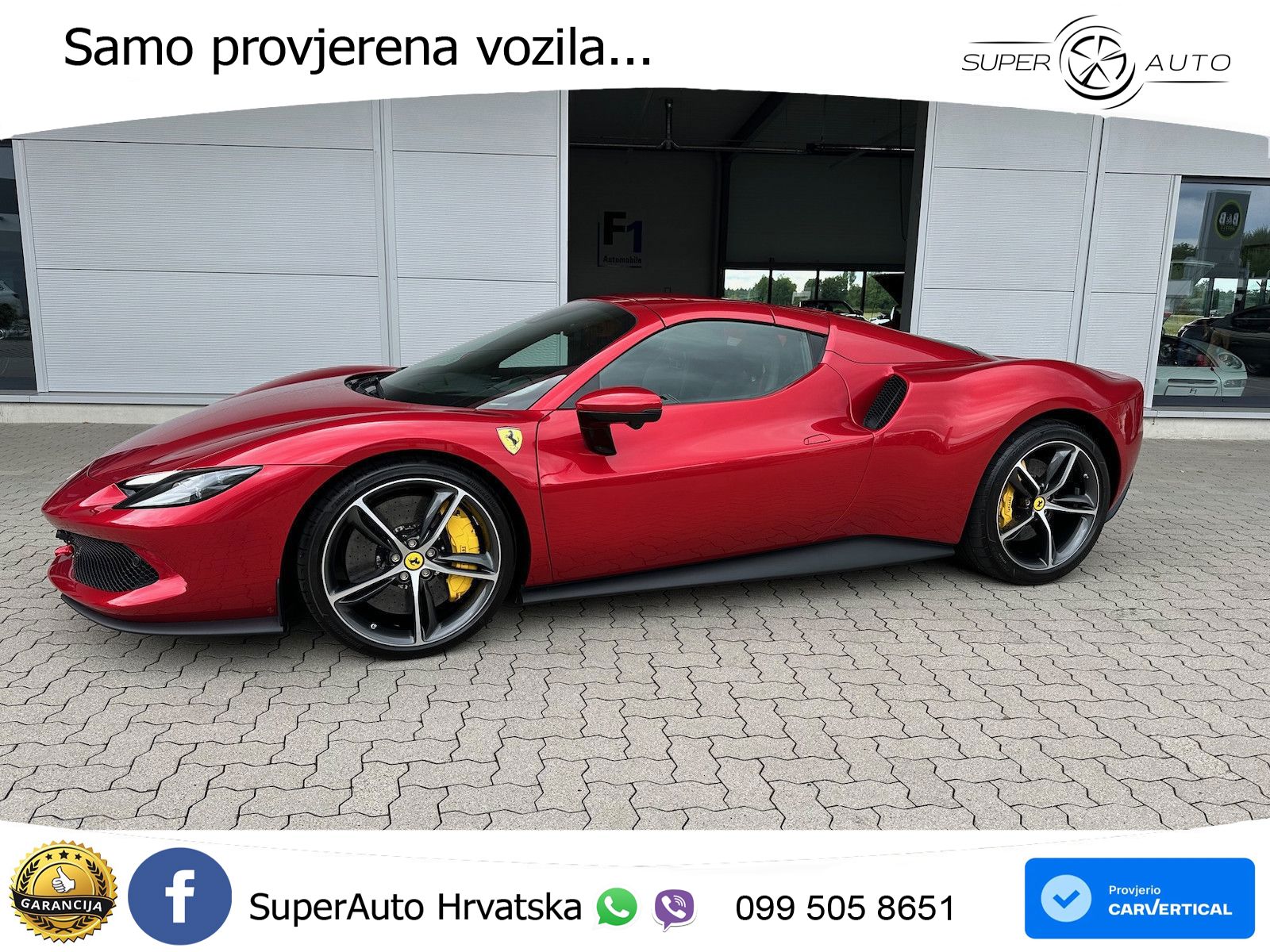 Ferrari 296 GTS 3.0 V6 (830 KS) F1 DCT