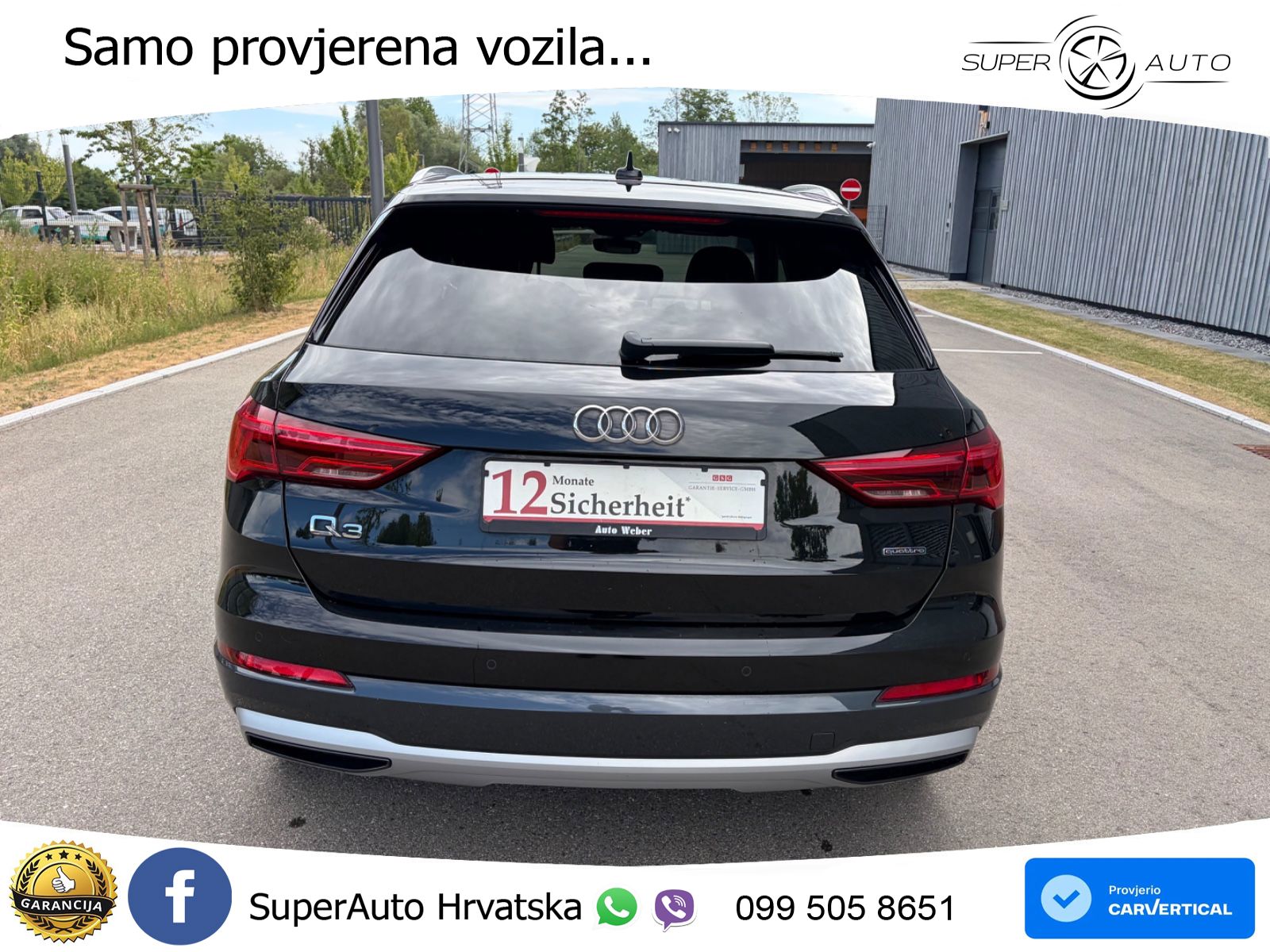 Audi Q3 40 TFSI (190 KS) quattro S tronic advanced LED+GR SJED+ACC