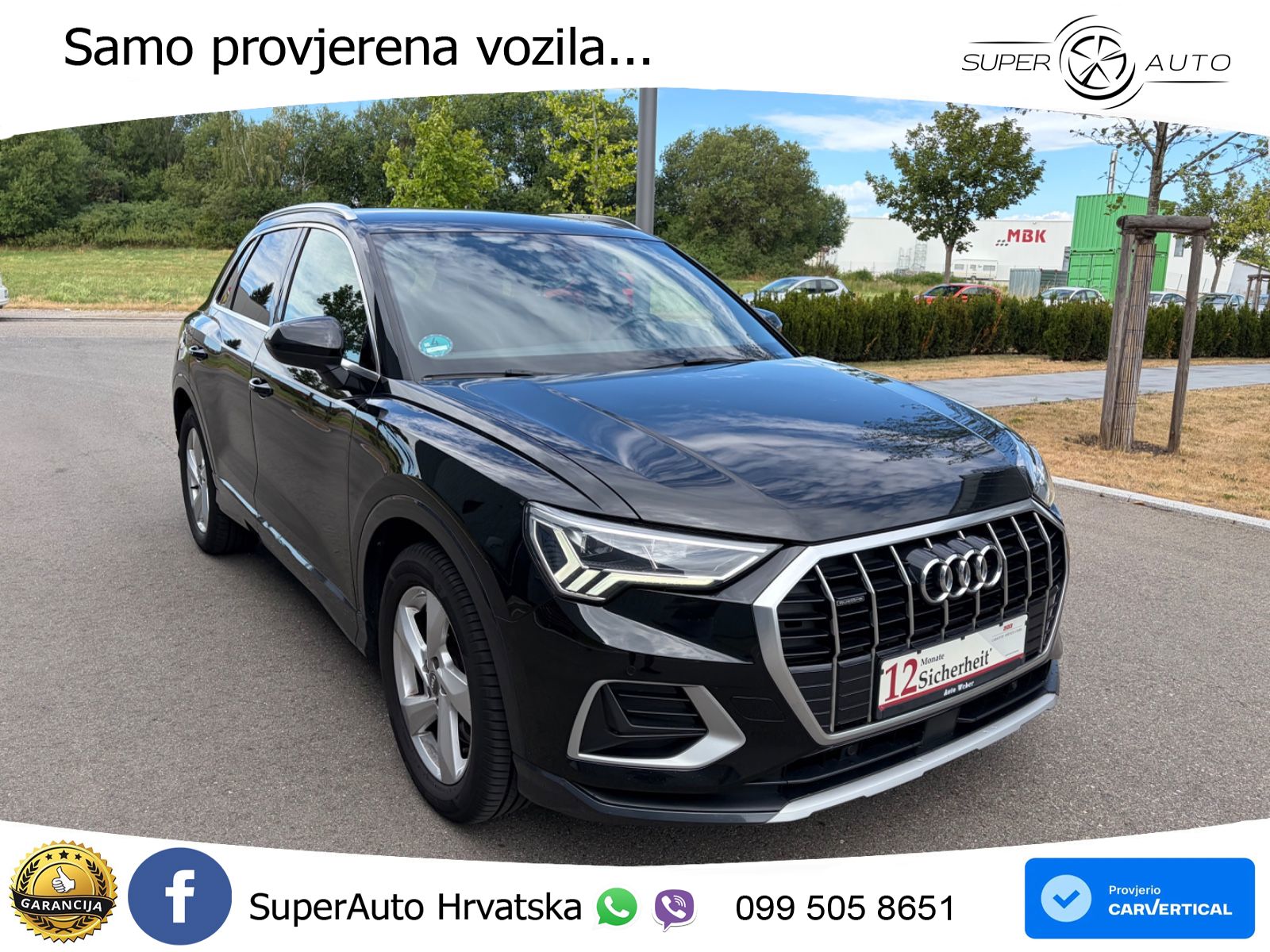 Audi Q3 40 TFSI (190 KS) quattro S tronic advanced LED+GR SJED+ACC