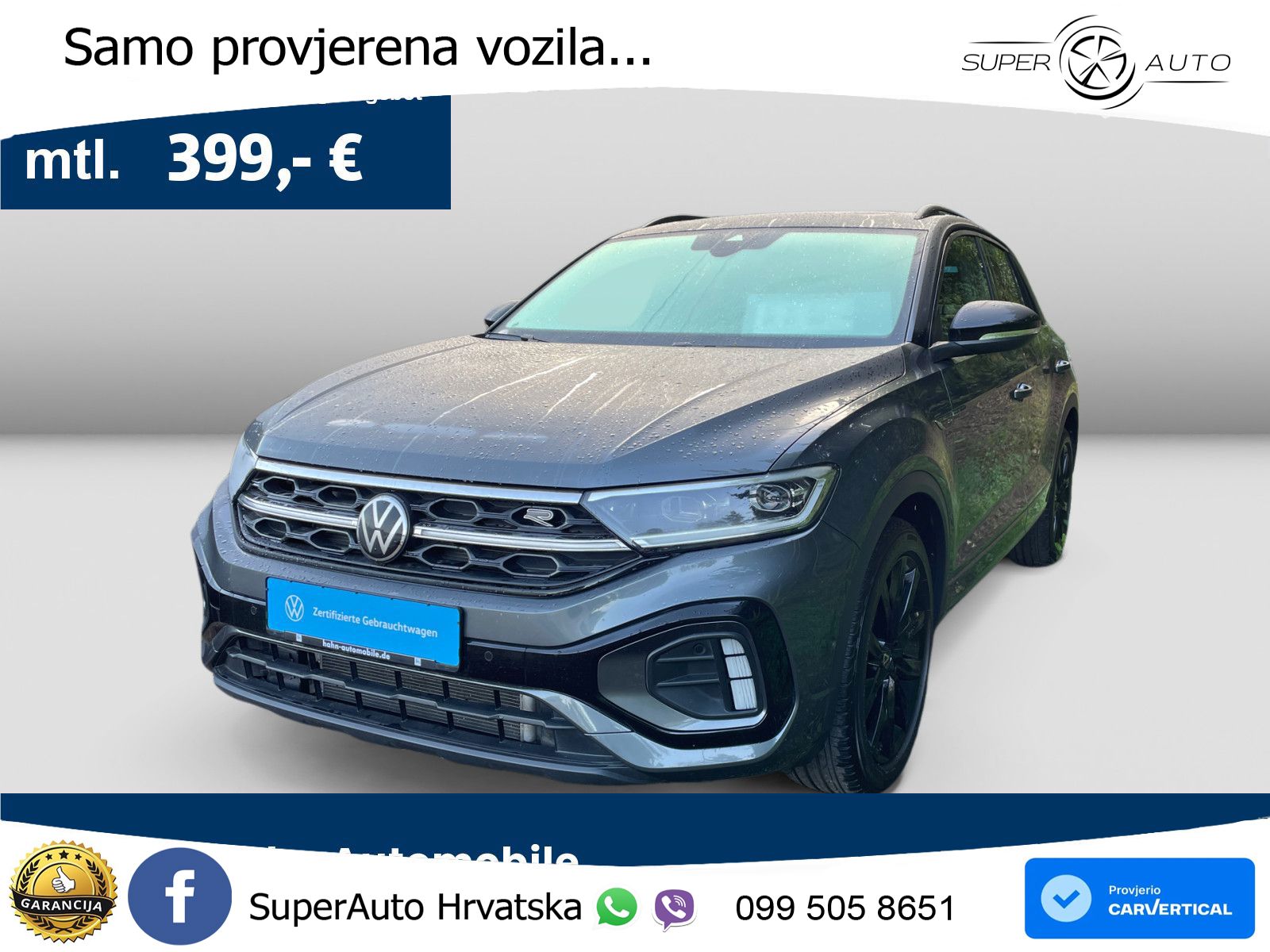 Volkswagen T-Roc 1.5 TSI (150 KS) DSG LED+GR SJED+ACC