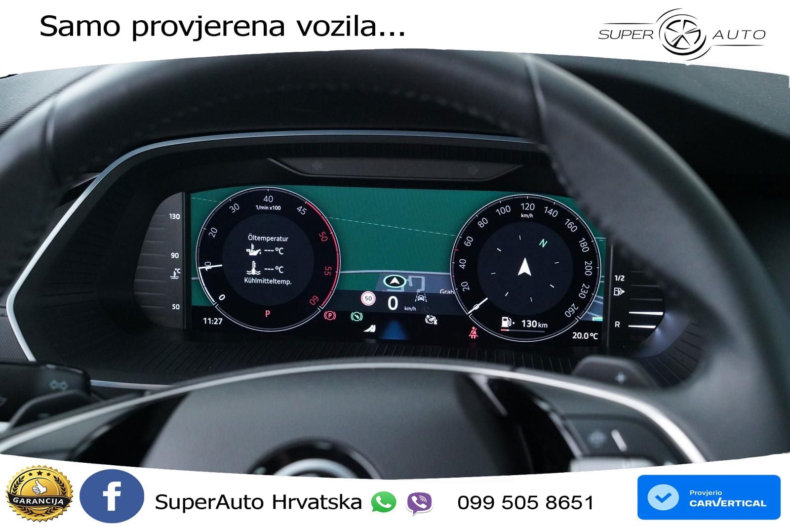 Škoda Octavia Combi 2.0 TDI (150 KS) DSG SportLine LED+GR SJED+ACC