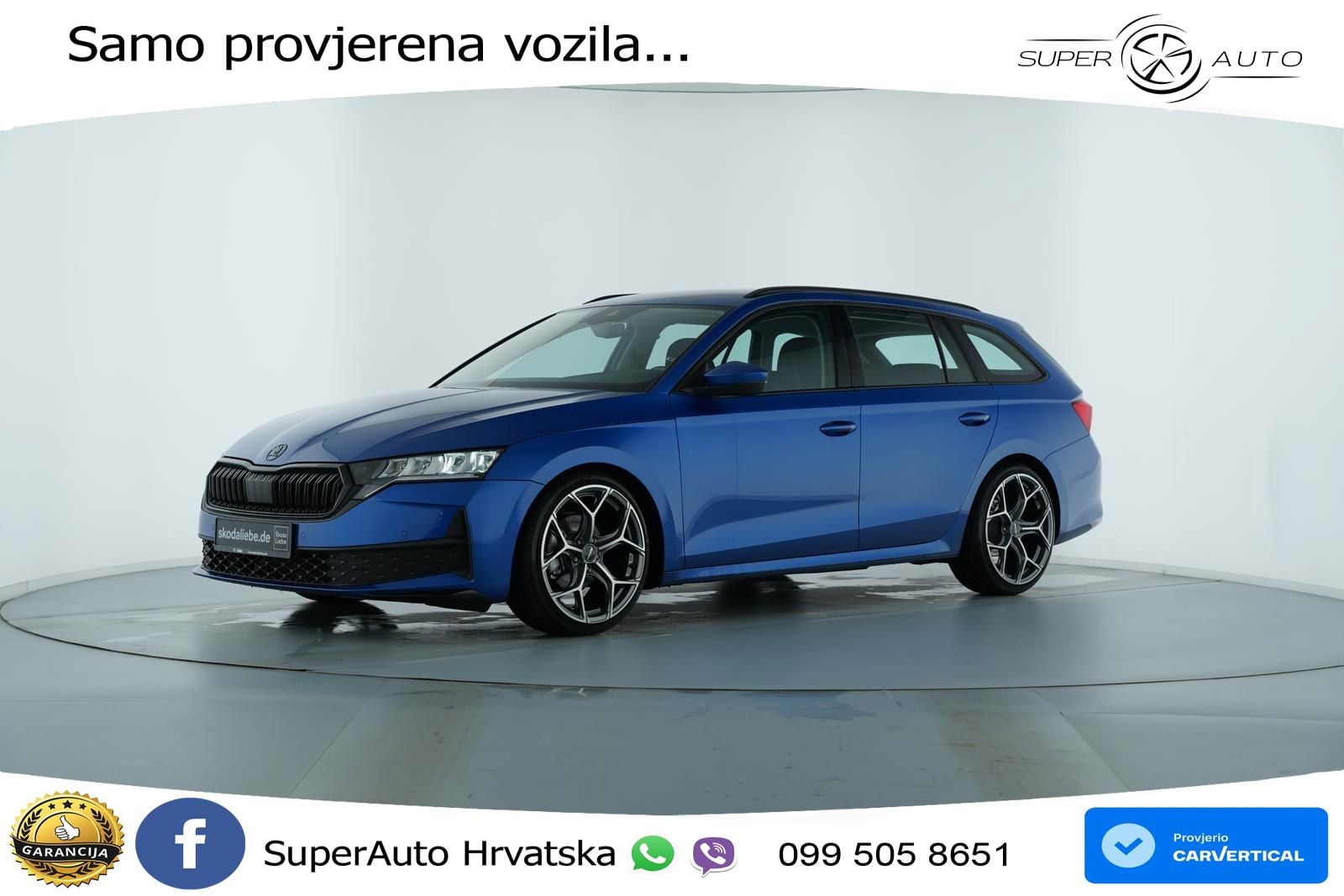 Škoda Octavia Combi 2.0 TDI (150 KS) DSG SportLine LED+GR SJED+ACC