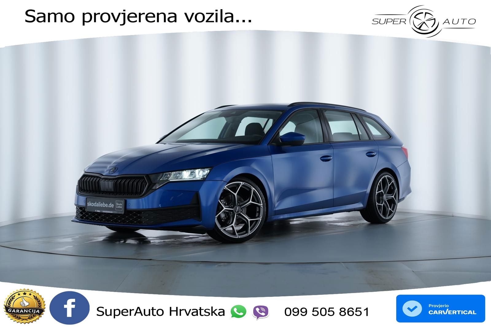 Škoda Octavia Combi 2.0 TDI (150 KS) DSG SportLine LED+GR SJED+ACC