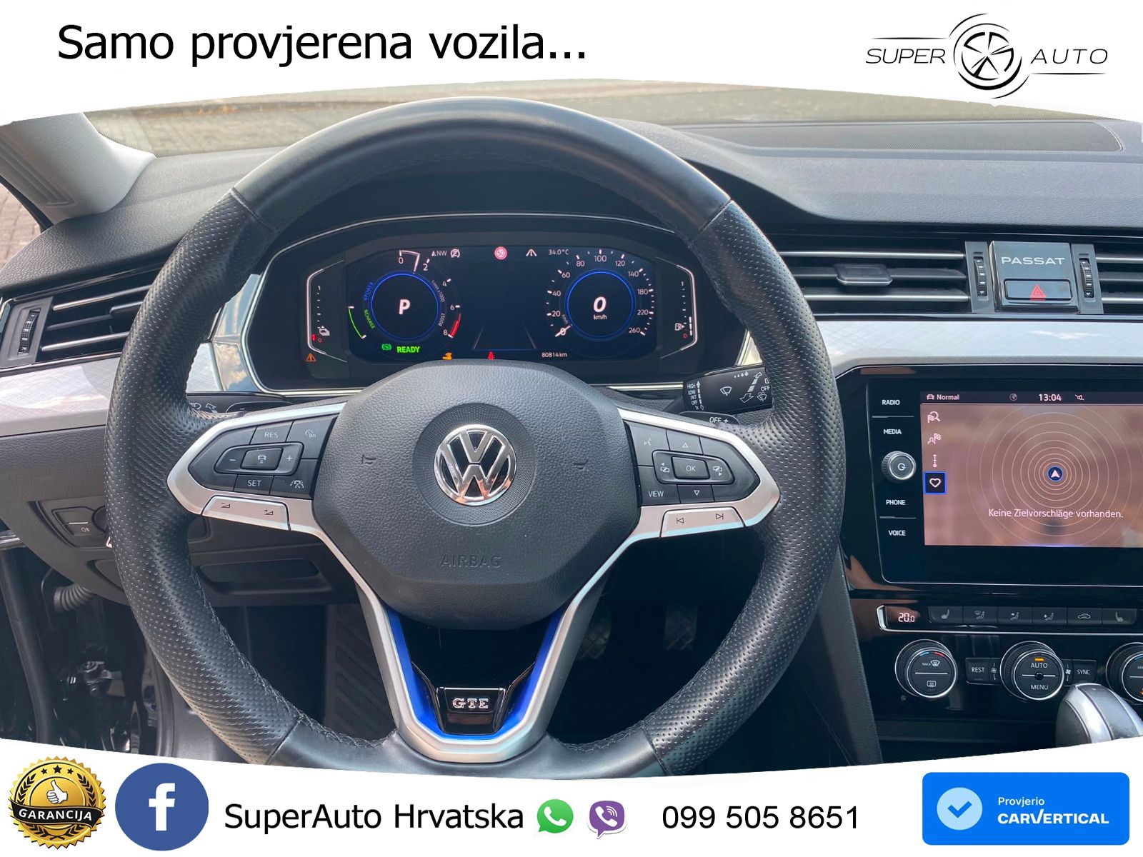 Volkswagen Passat Variant GTE 1.4 TSI (218 KS) DSG Business LED+GR SJED+ACC